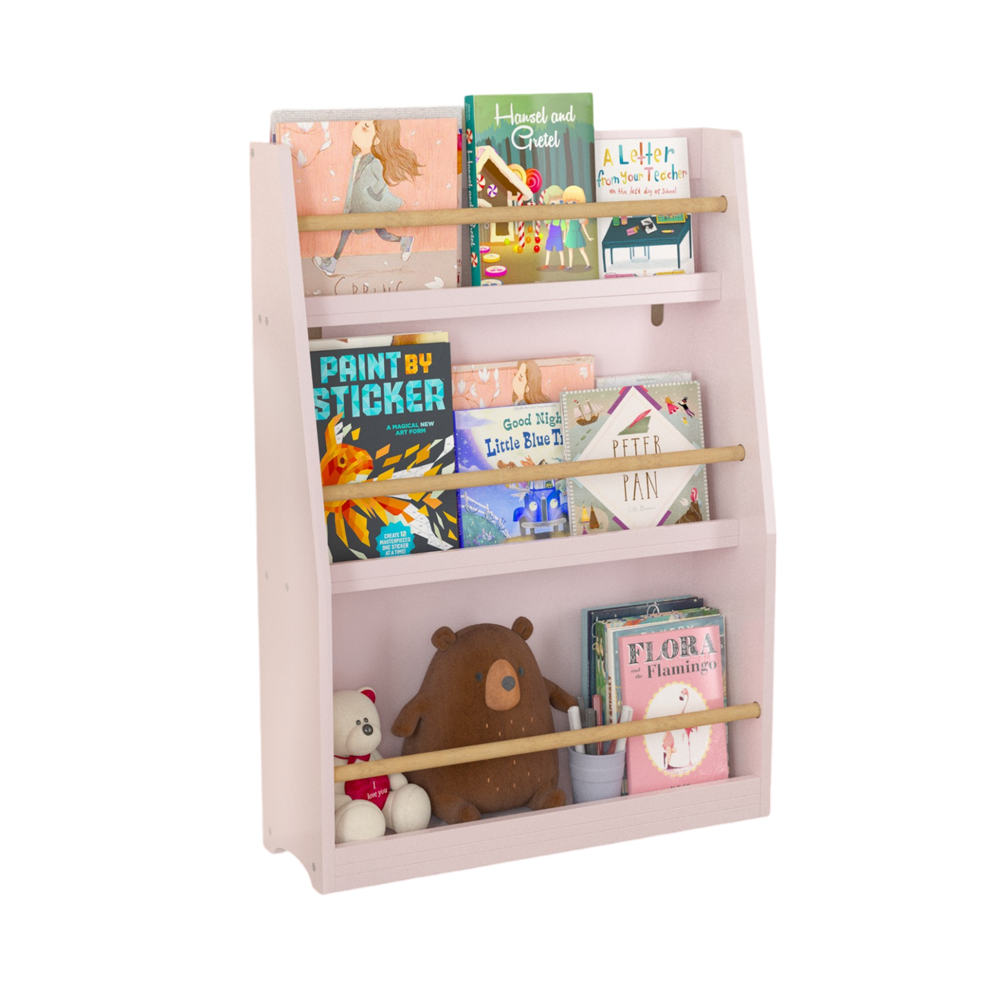 Justo Contemporary Kids Book Rack