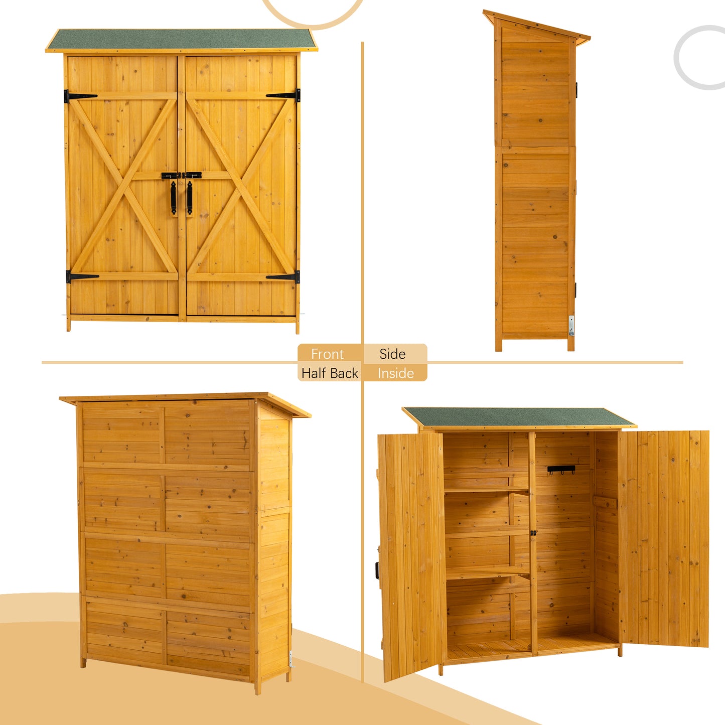 Luz Craftsman Outdoor Storage Shed