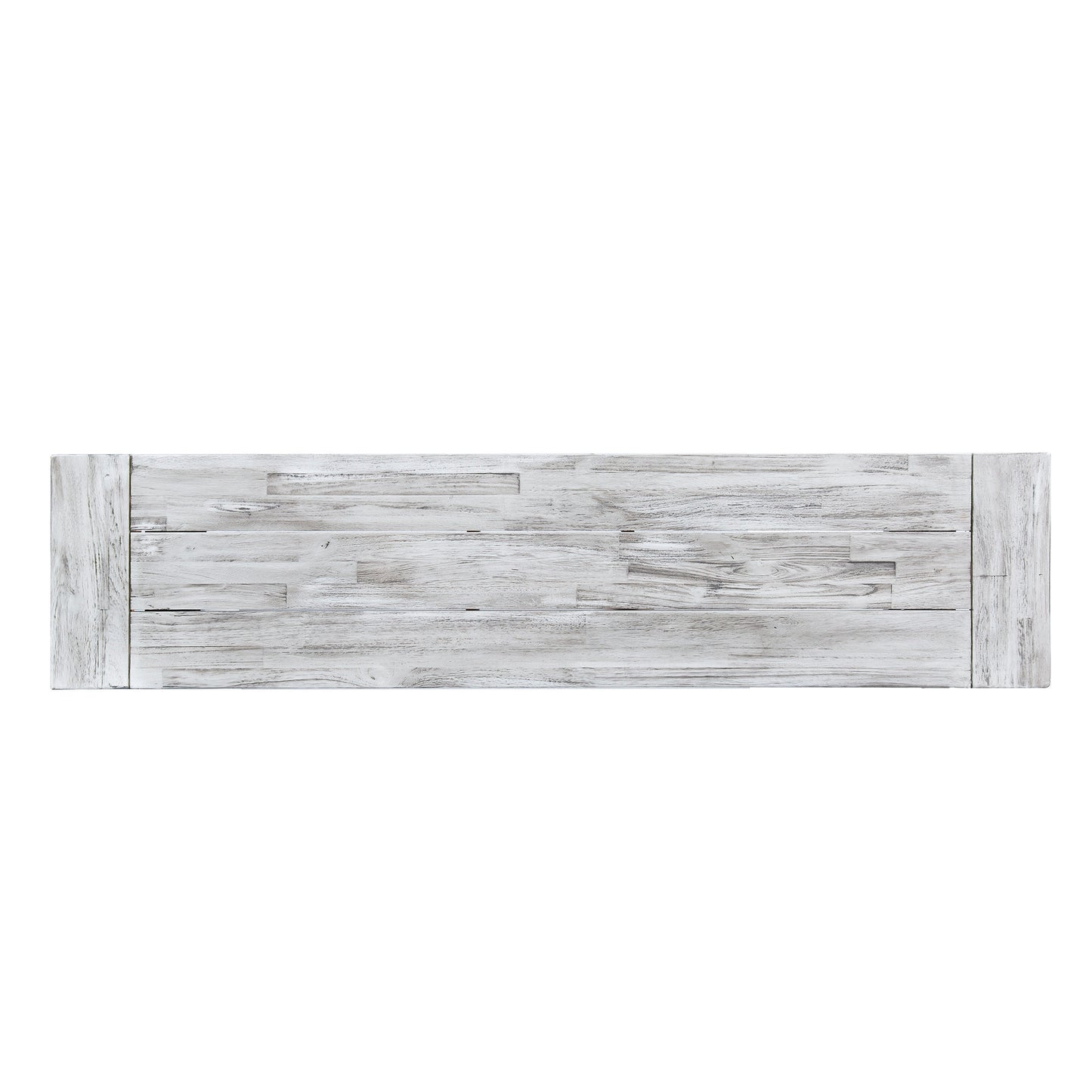 Emery Industrial Acacia Wood Bench