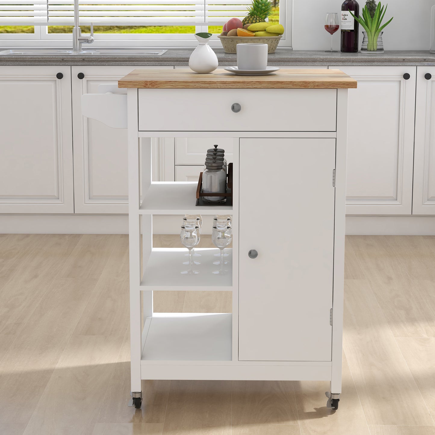 Westport Modern Kitchen Island Trolley Cart