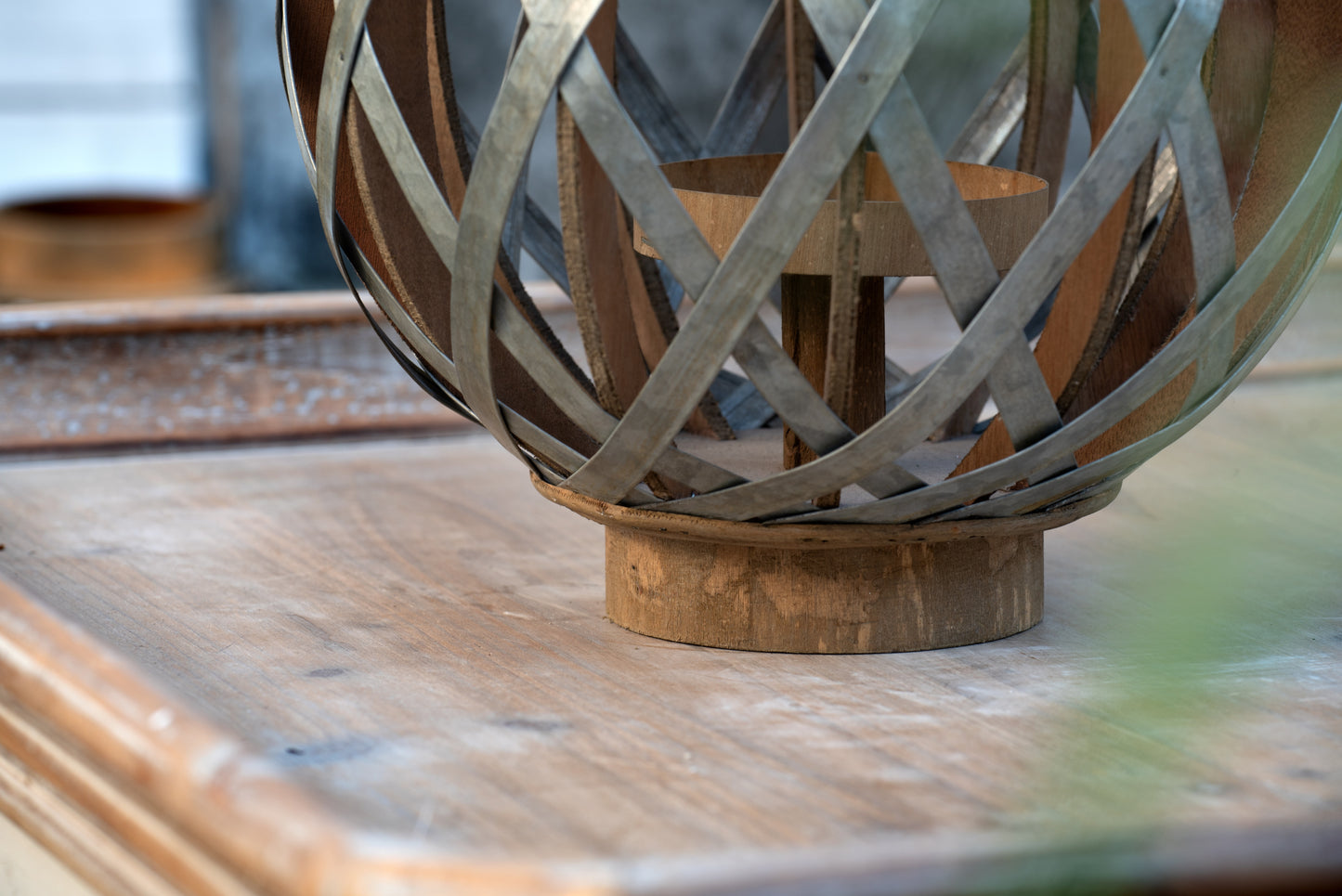Lazzareschi Craftsman Wooden Lantern Decorative Light