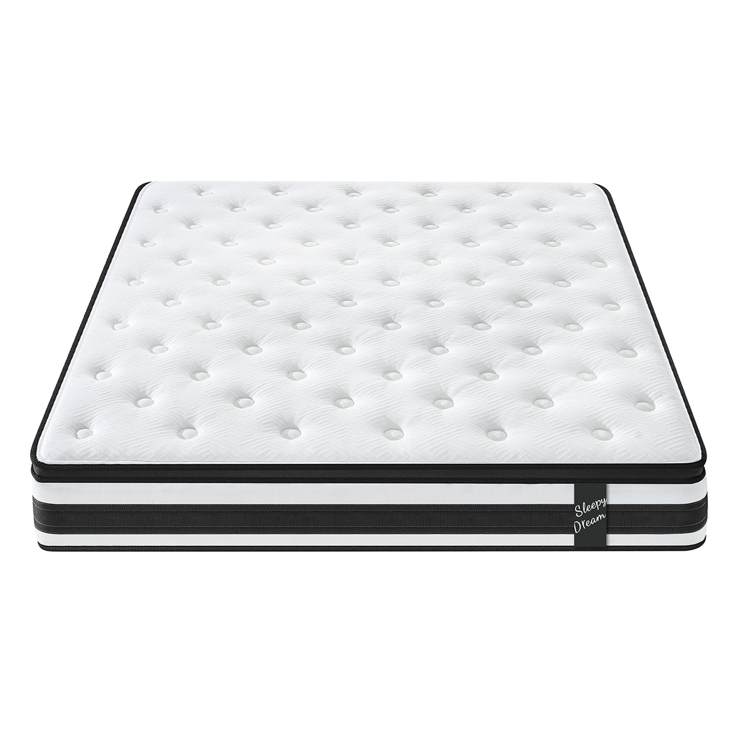 Lula Modern Queen Mattress with Soft Memory Foam Breathable Knitted Fabric