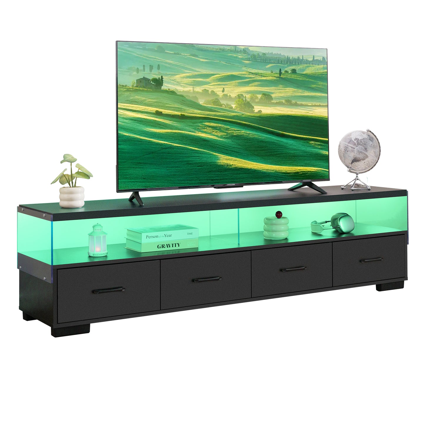 Justo Modern Velvet Classic TV Stand