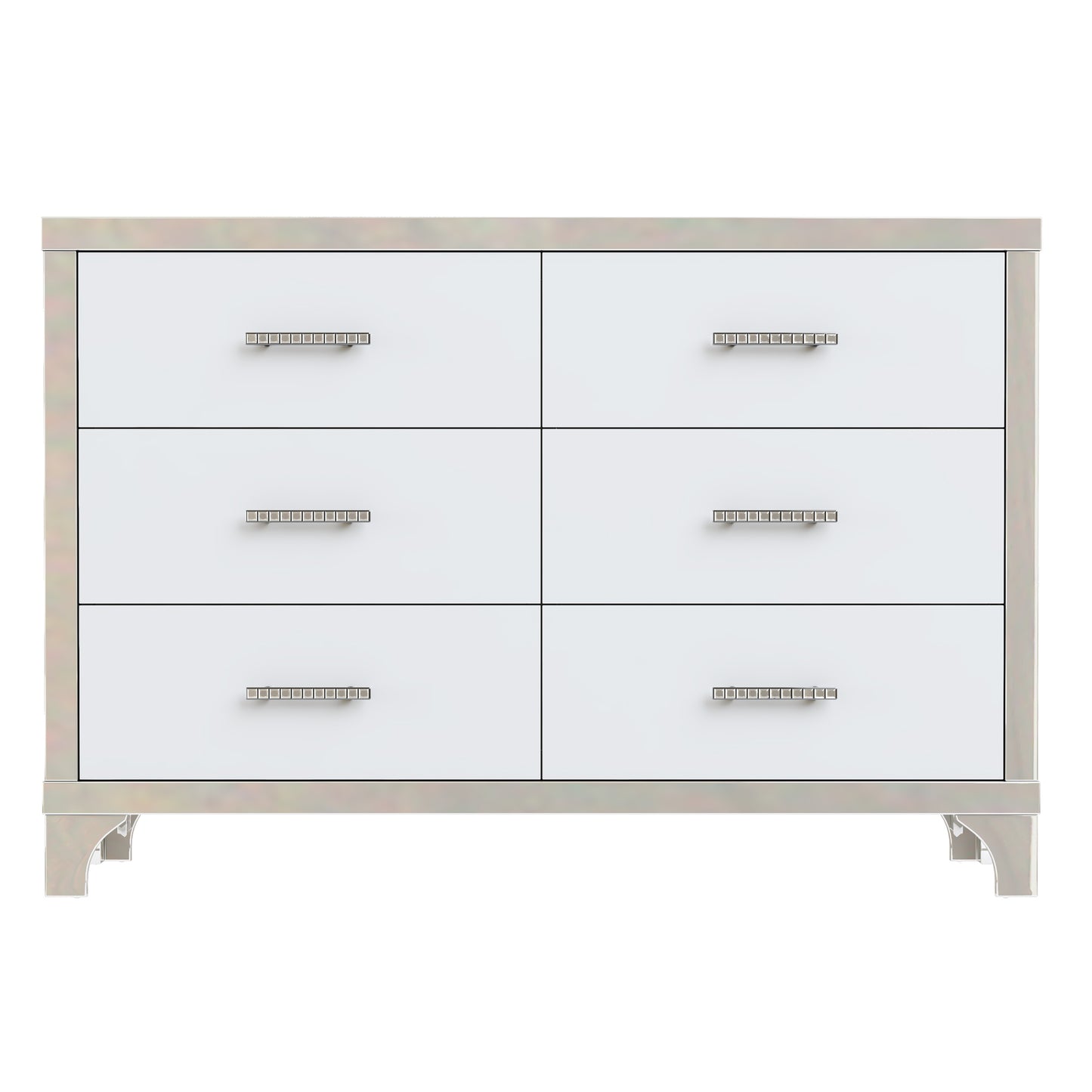 Cleo Modern Mirrored Storage Cabinet