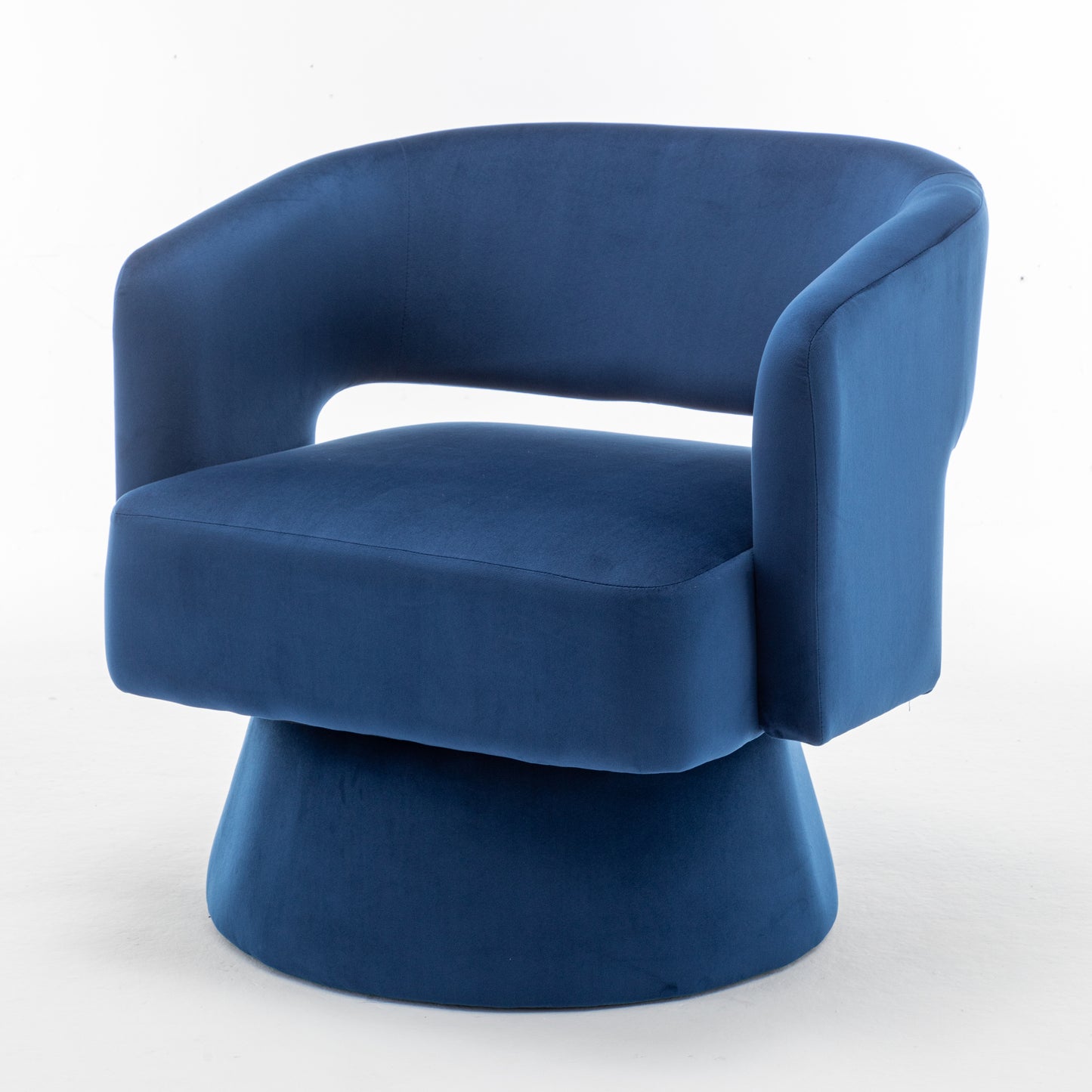 Elmcrest Traditional Velvet Swivel Accent Chair