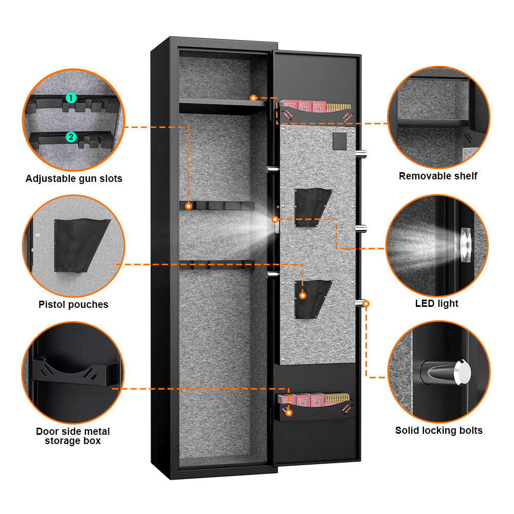 Eda Modern Rifle and Pistol Safe