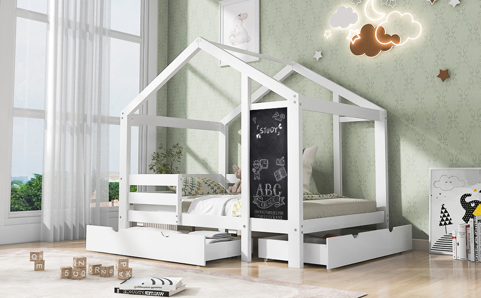 Elmcrest Craftsman Twin House Bed