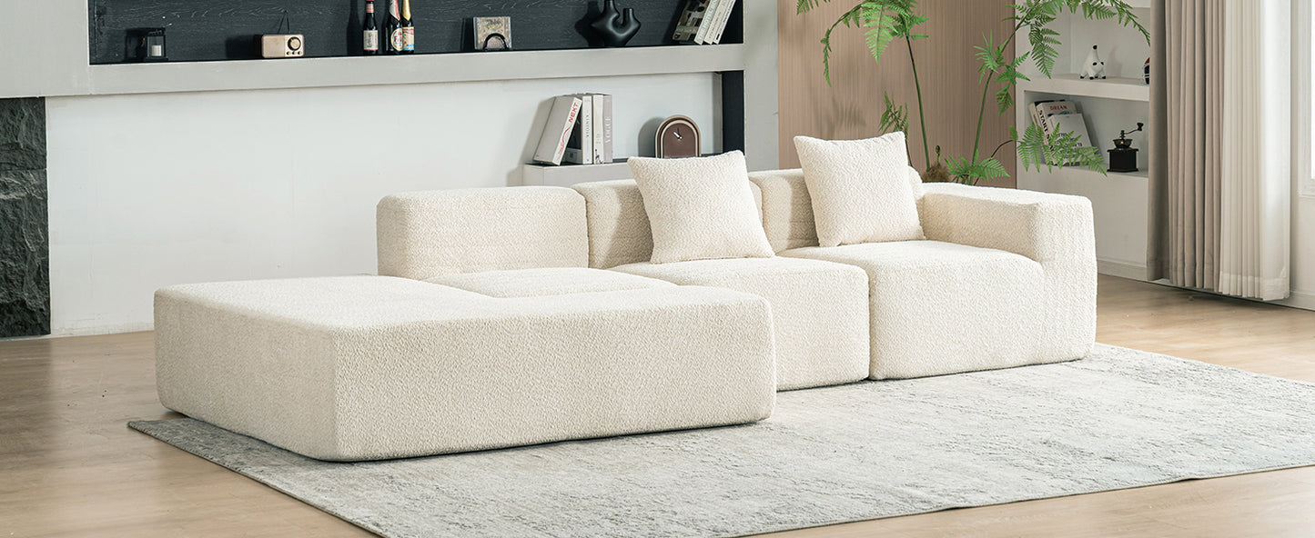 Luz Contemporary Sectional Sofa Set