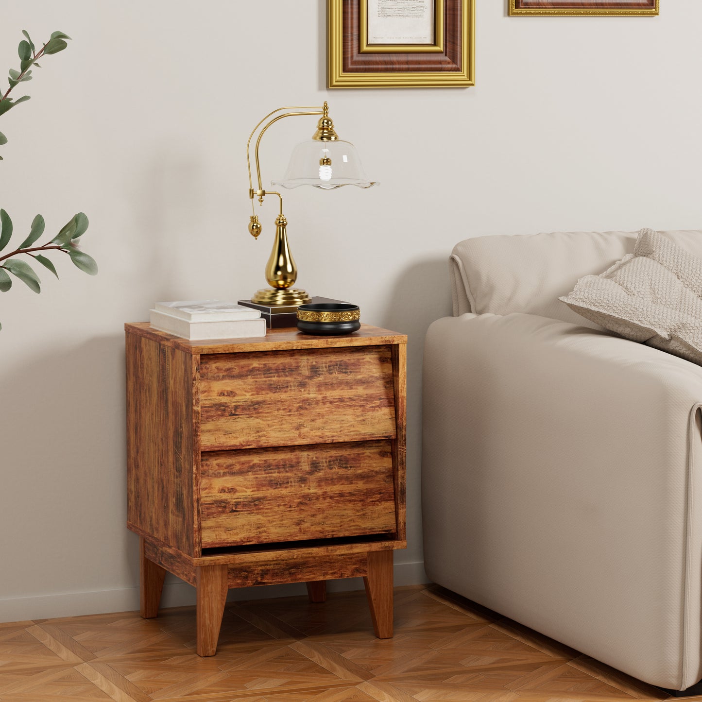 Oakridge Mid-Century Vintage Nightstand