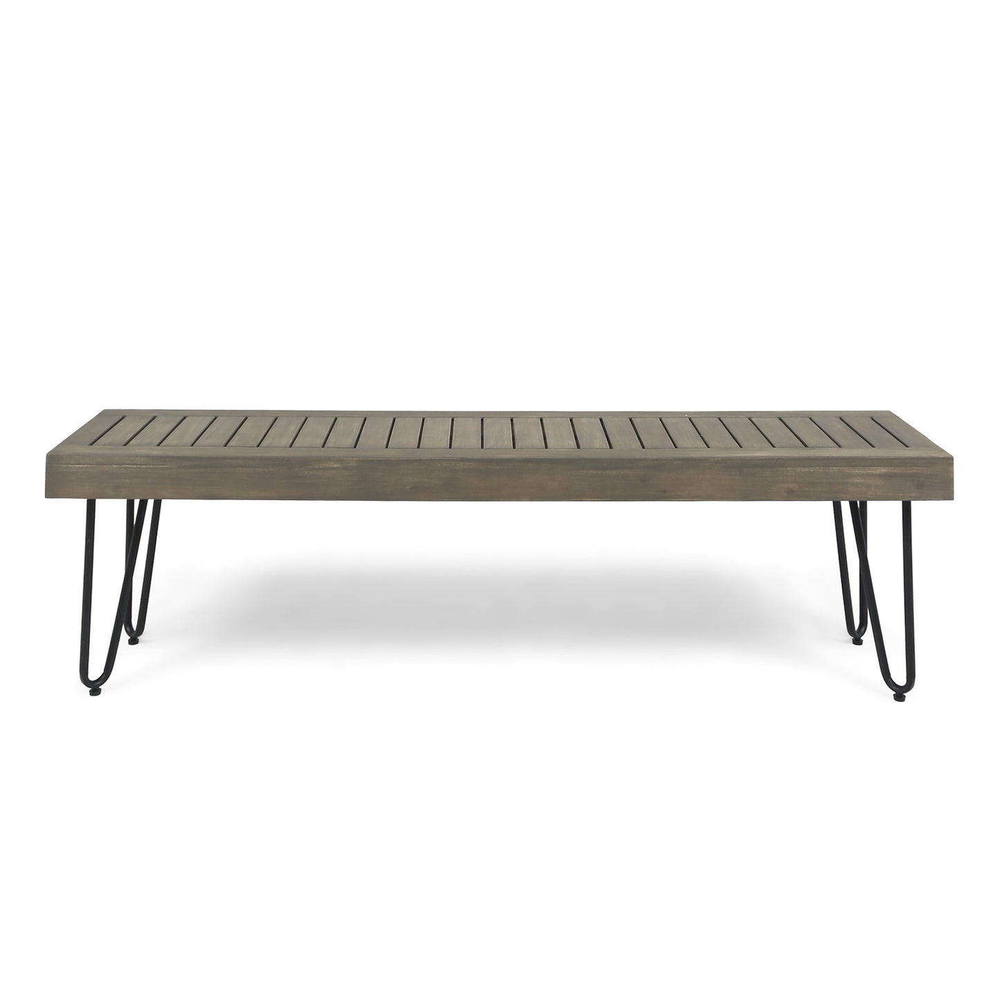 Silverleaf Industrial Wood Seating Bench
