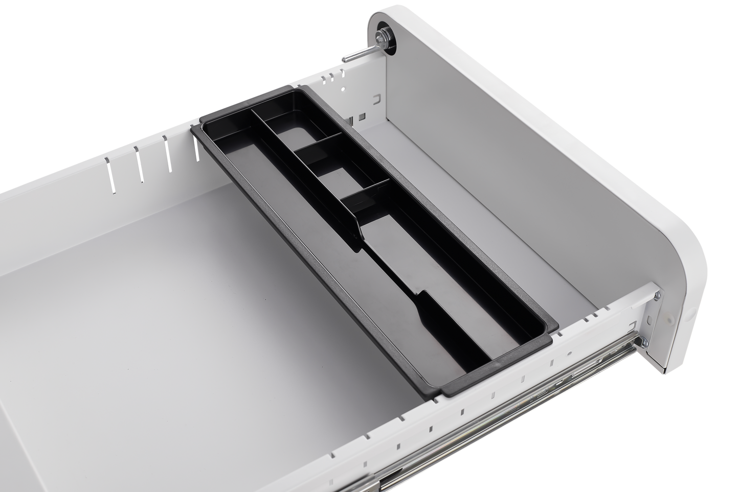 Warmsprings Modern Mobile File Cabinet White