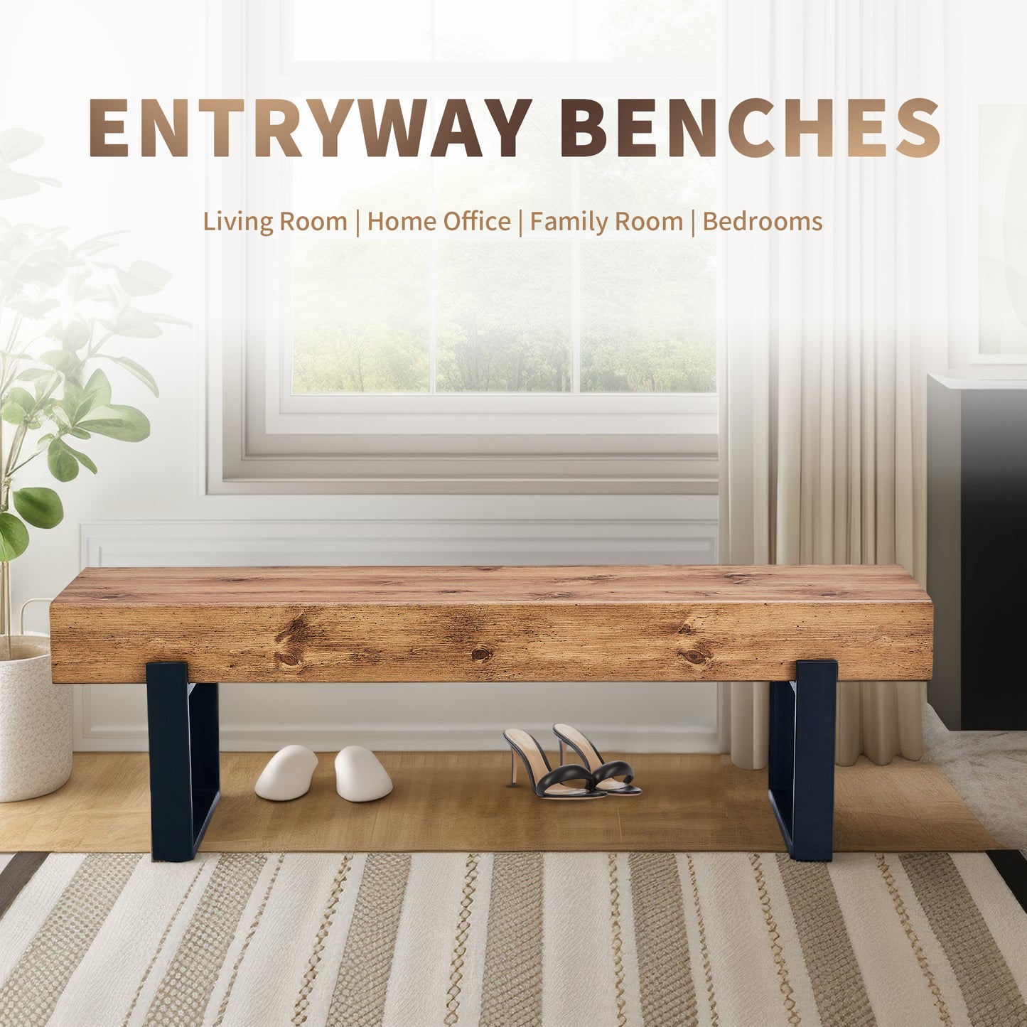 Bartholomew Modern Dining Bench
