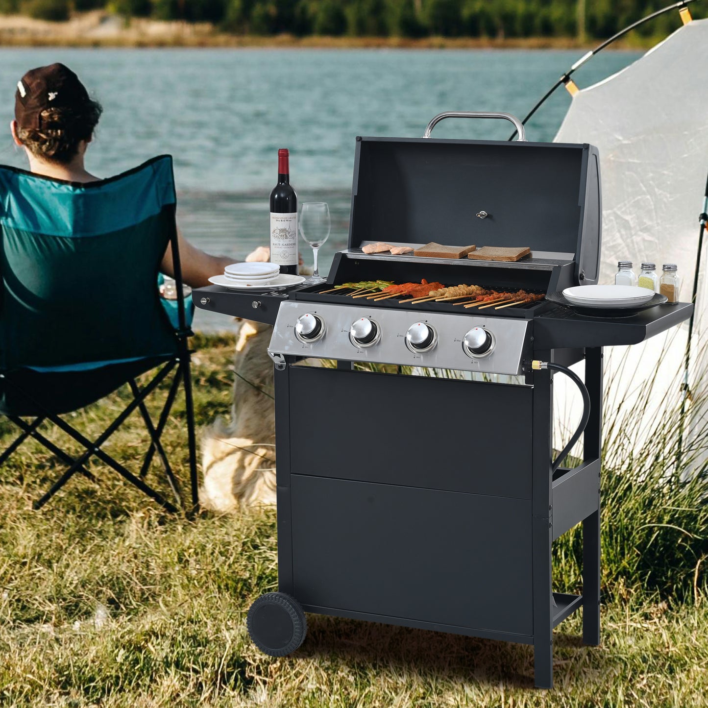 Healdsburg Industrial Gas Grill