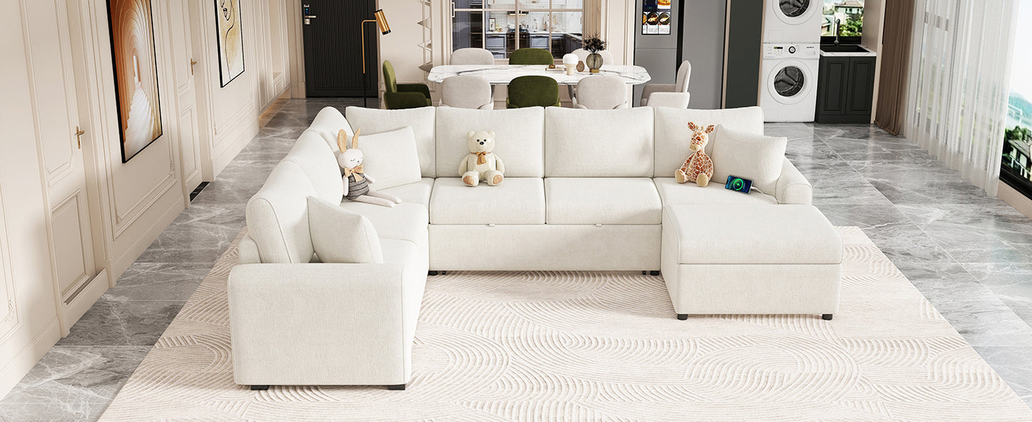 Westport Modern Sectional Sofa Sleeper