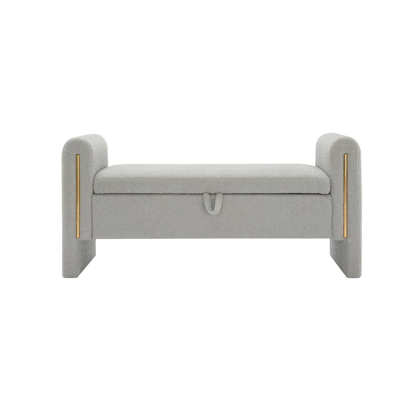 Warmsprings Modern Upholstered Storage Bench