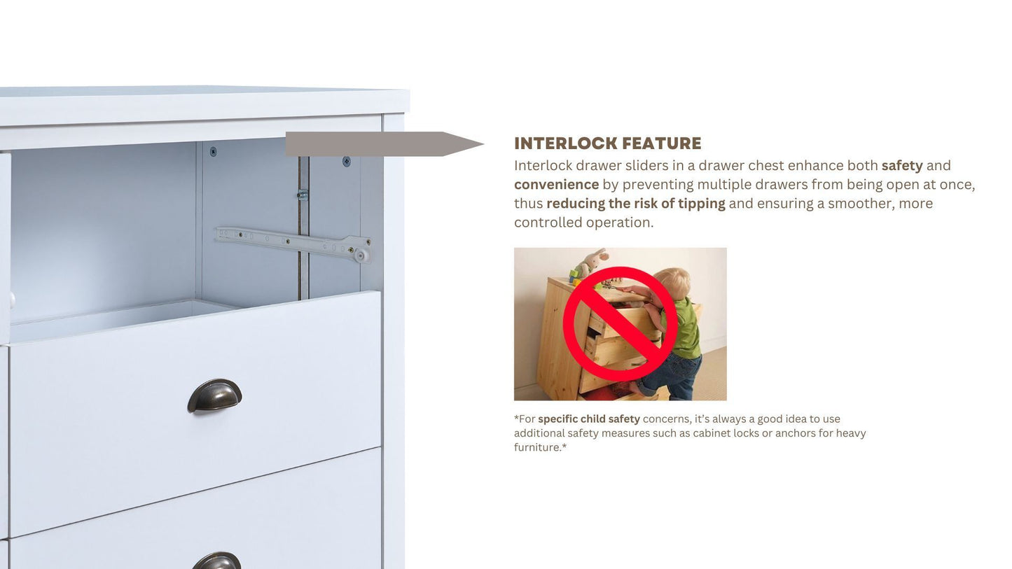 Ghivi Modern Safari Classic Drawer Chest