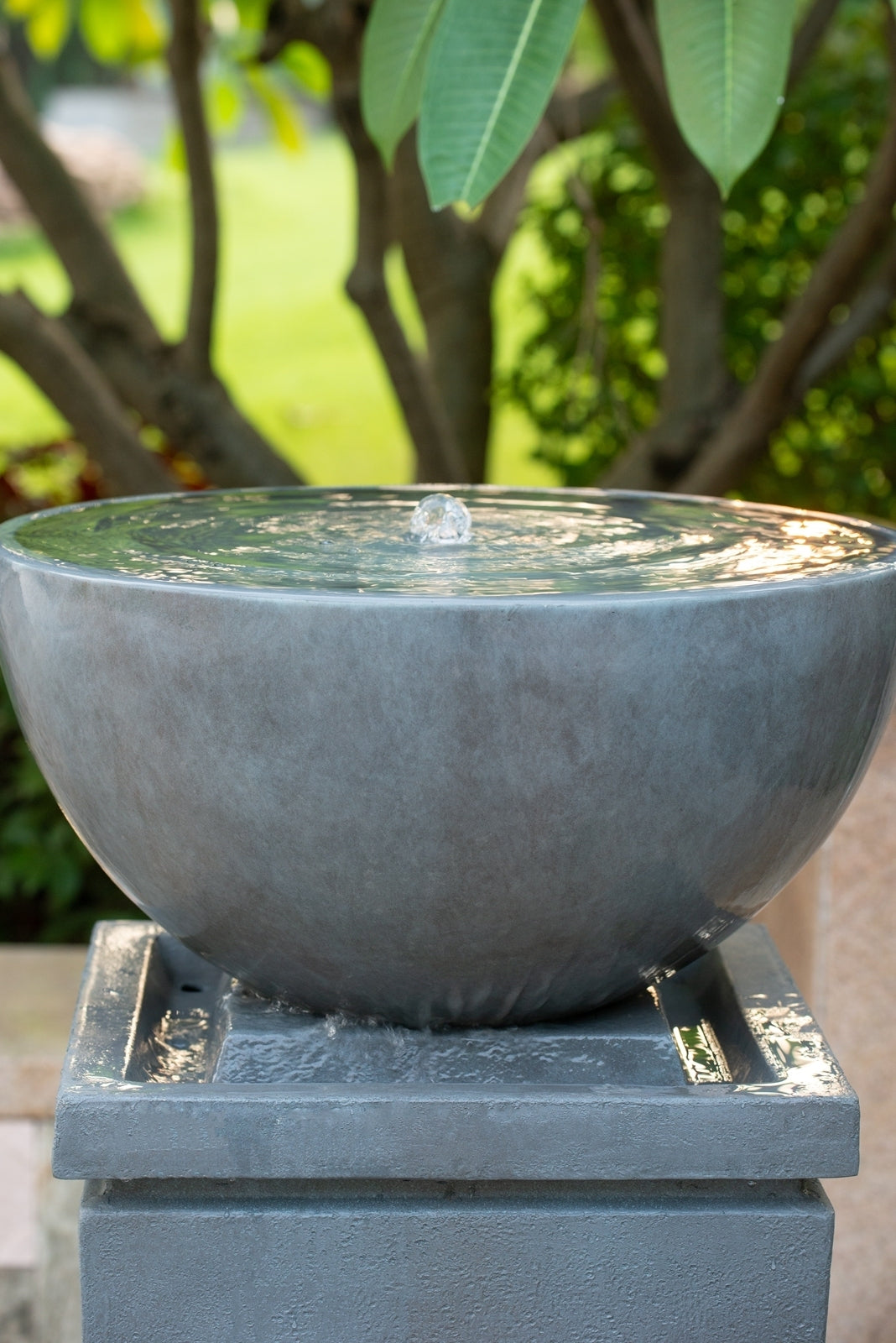 Niles Contemporary Relaxing Outdoor Water Fountain