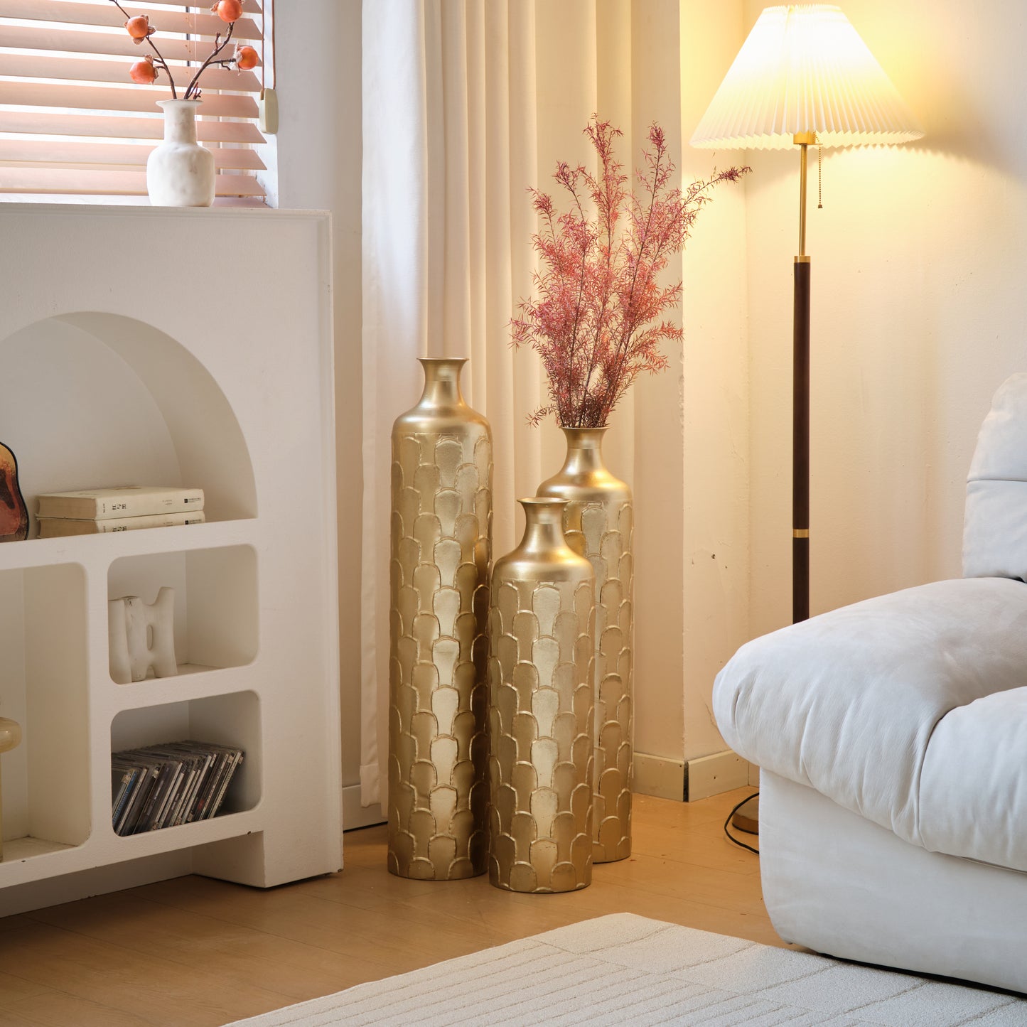 Niles Contemporary Glazed Floor Vases