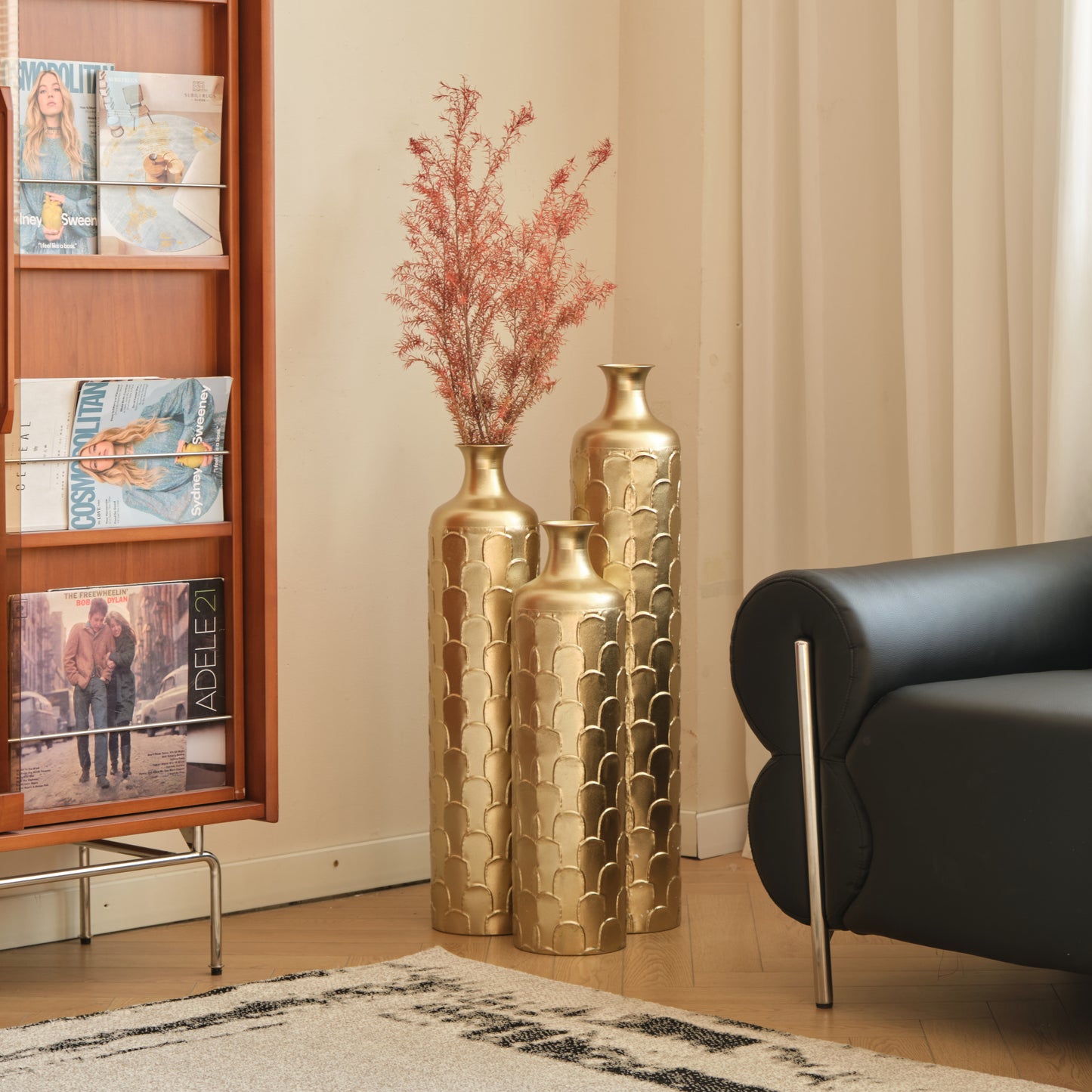 Niles Contemporary Glazed Floor Vases