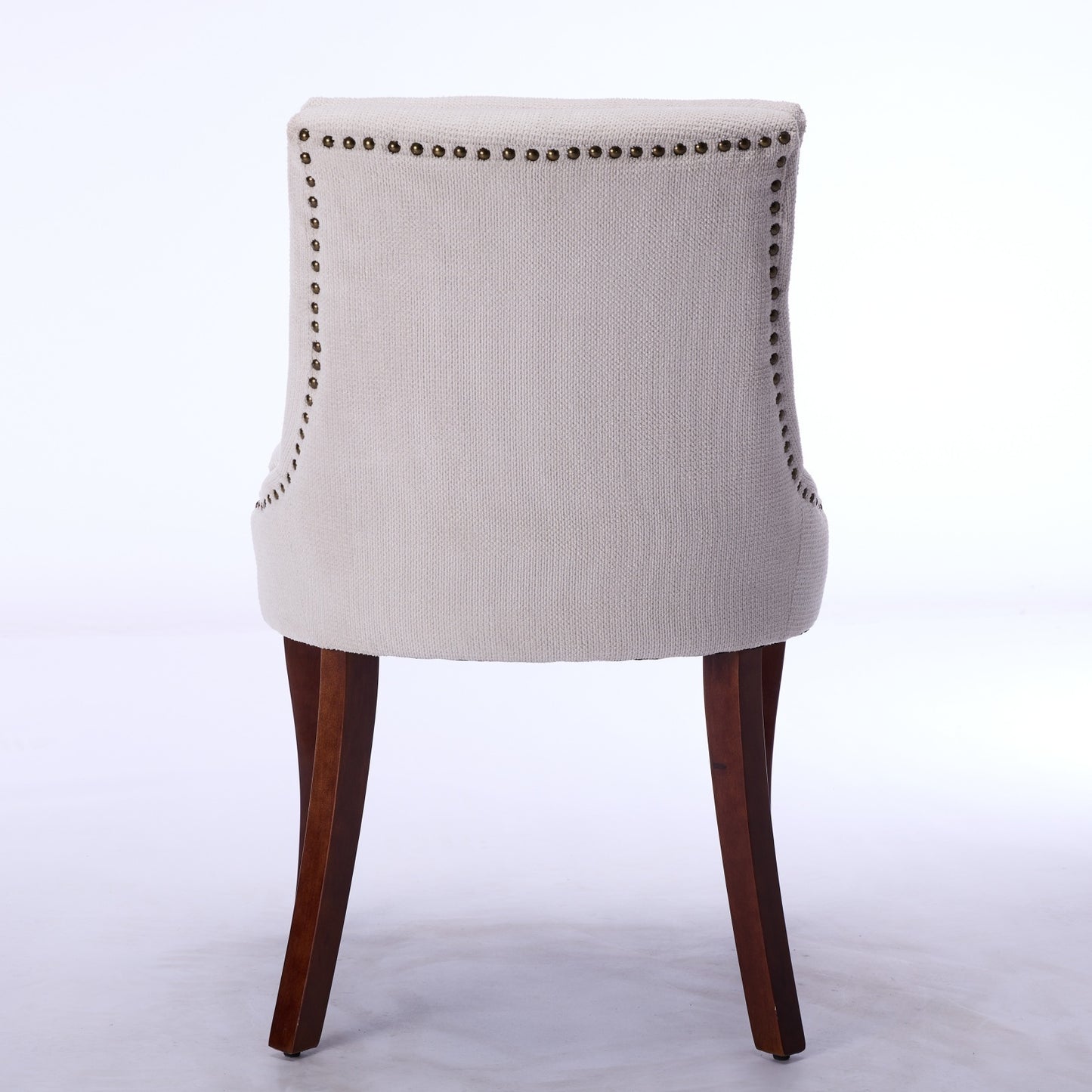 Calista Contemporary Double-layer Chenille Dining Chairs