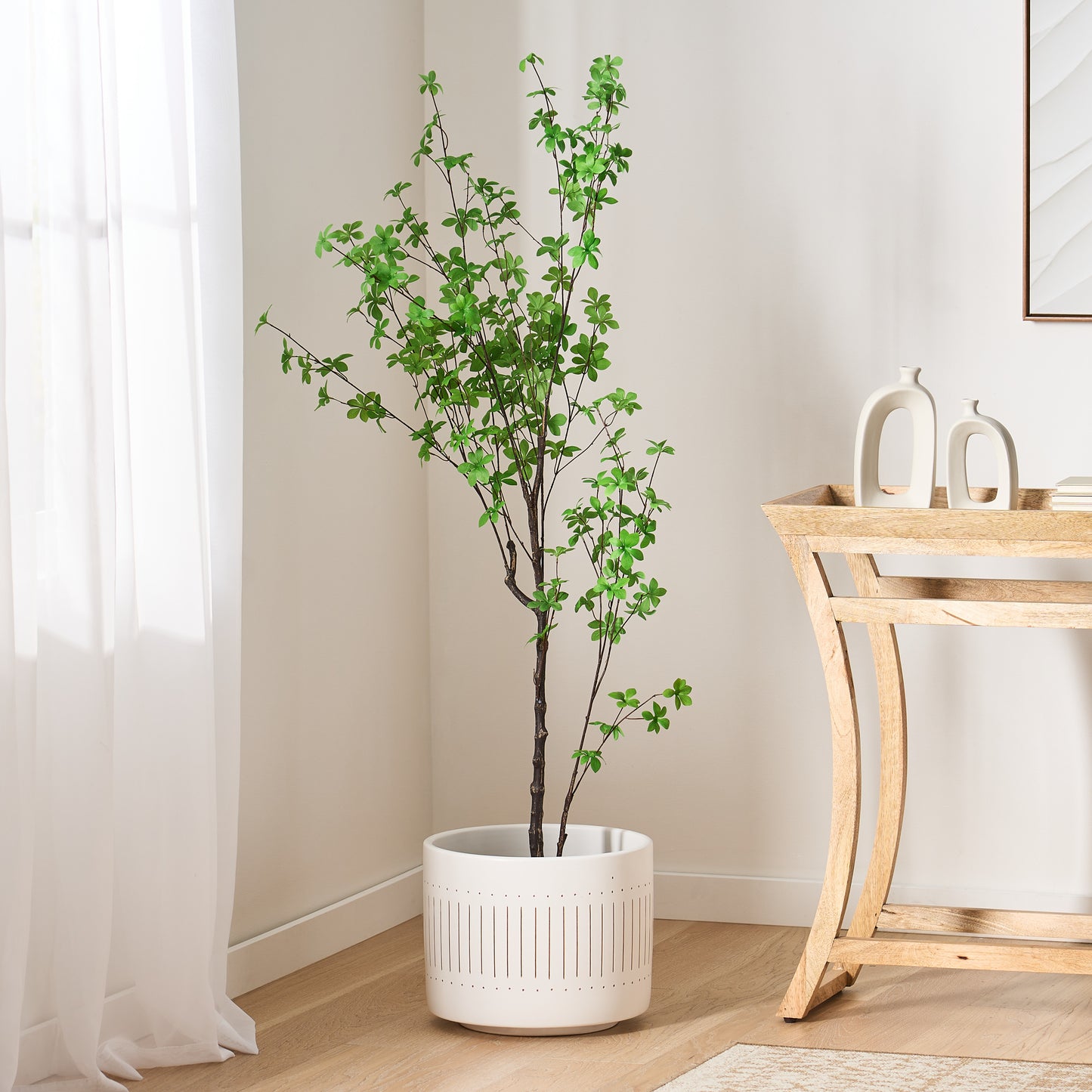 Bartholomew Modern Leaf Artificial Tree