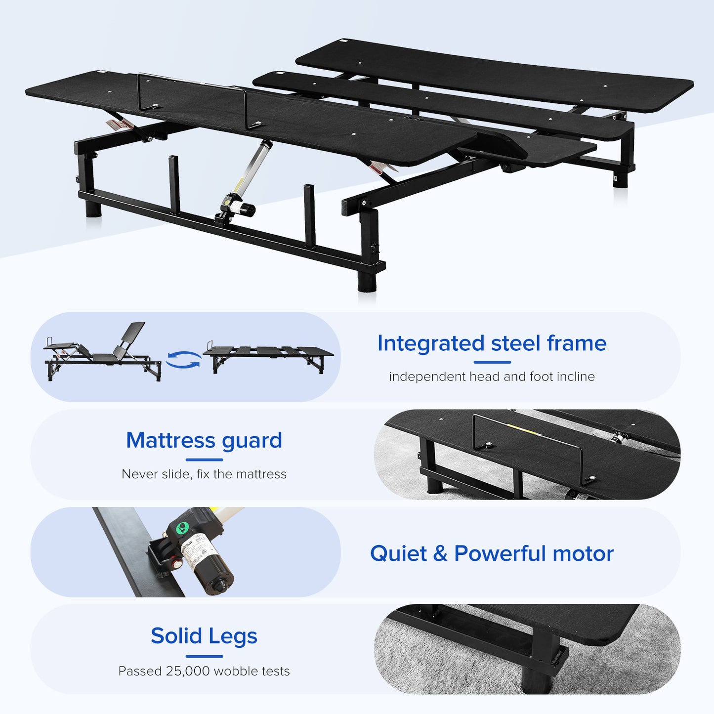 Bartholomew Modern Adjustable Bed Frame