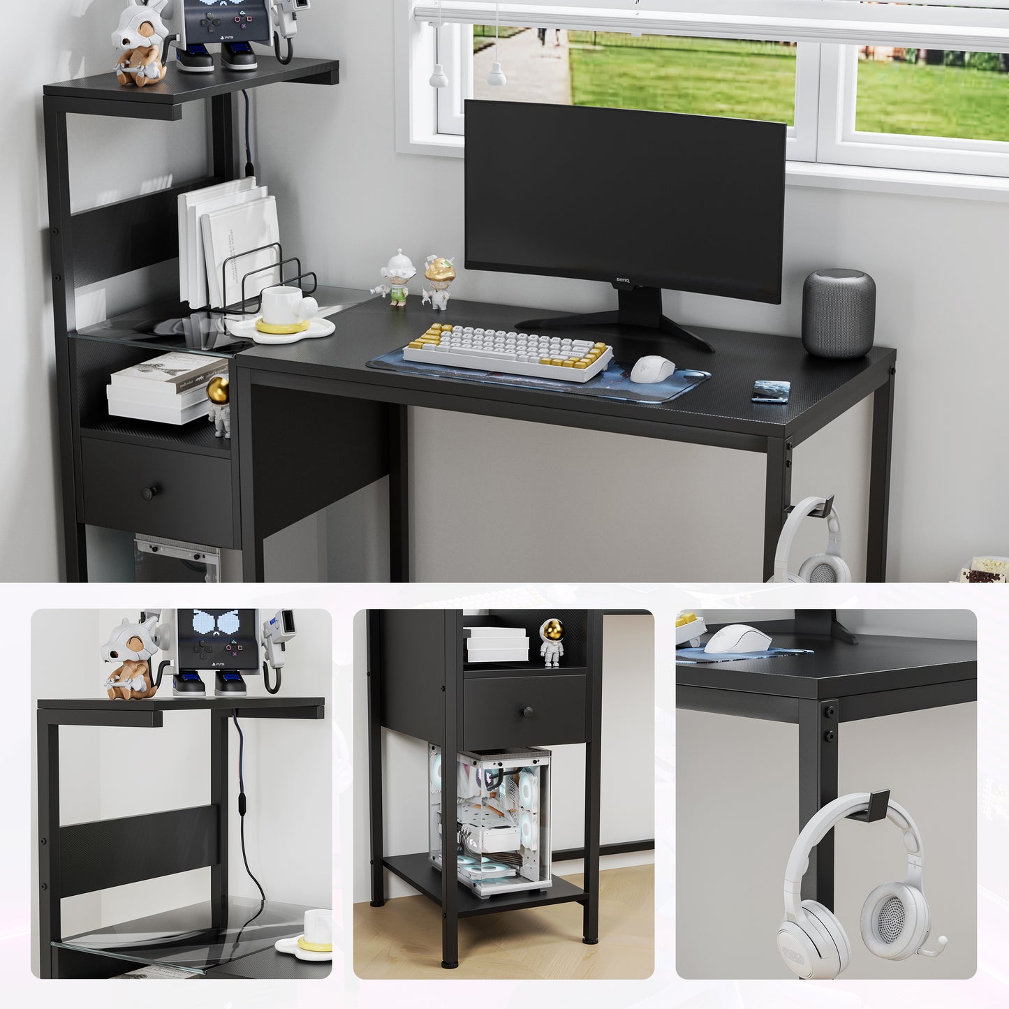 Oakridge Modern Power Desk Workstation