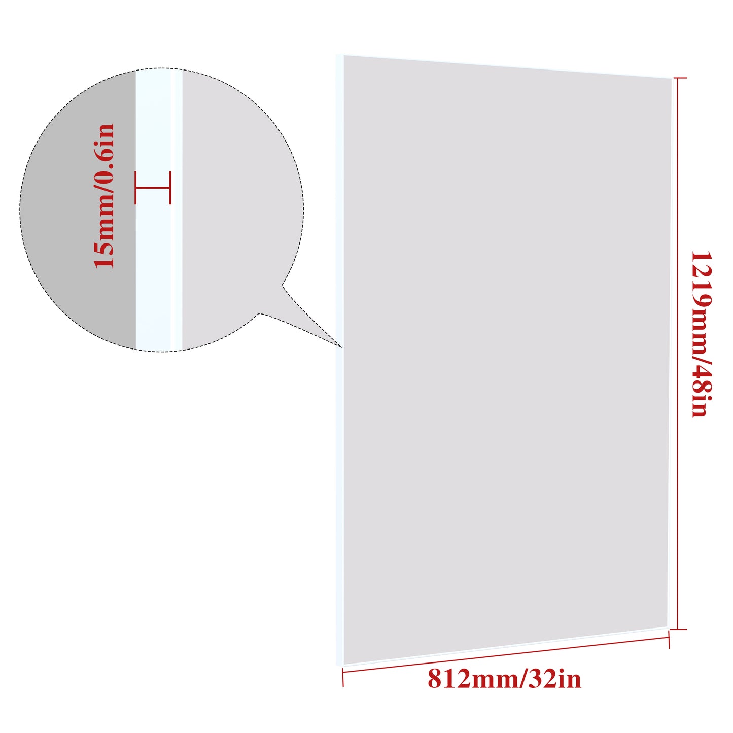Sonoma Modern Classic Bathroom Mirror