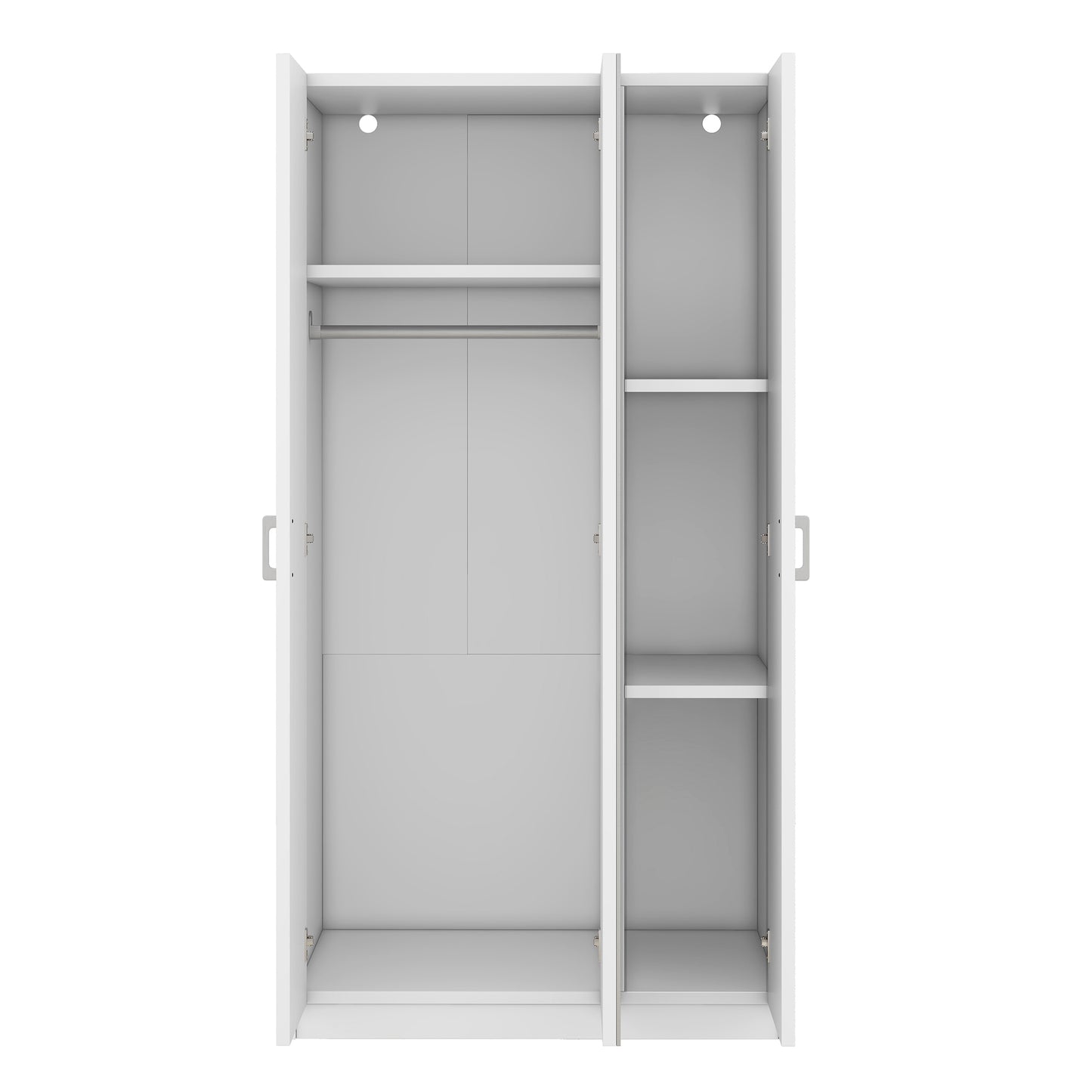 Jiron Modern Mirror Wardrobe Armoire