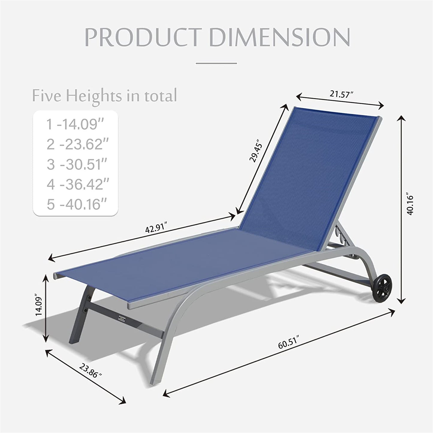 Lula Contemporary Harbor Outdoor Lounger