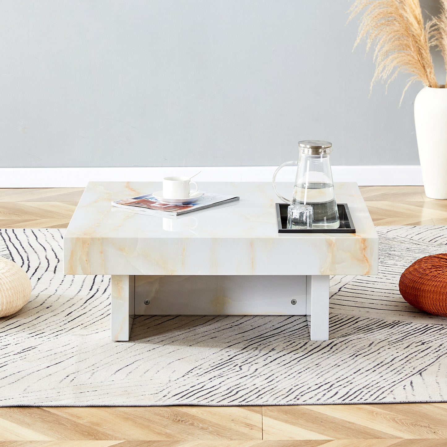 Marites Modern Elegance Marble Coffee Table