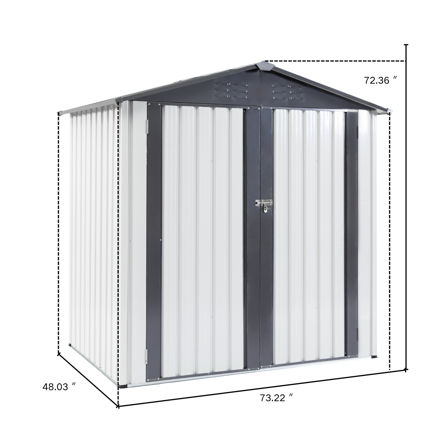 Emery Industrial Garden Storage Shed