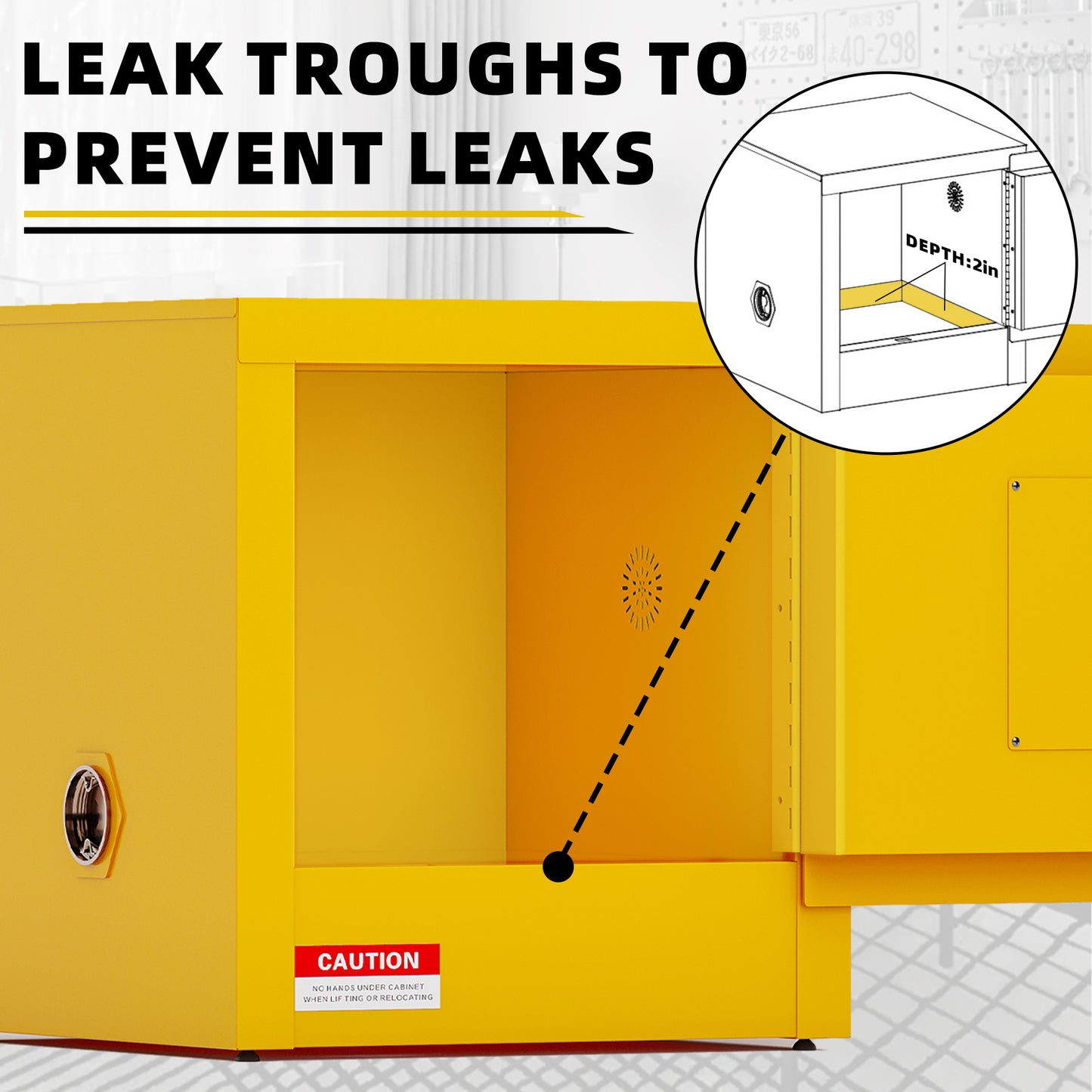 Mission Industrial Flammable Steel Safety Cabinet