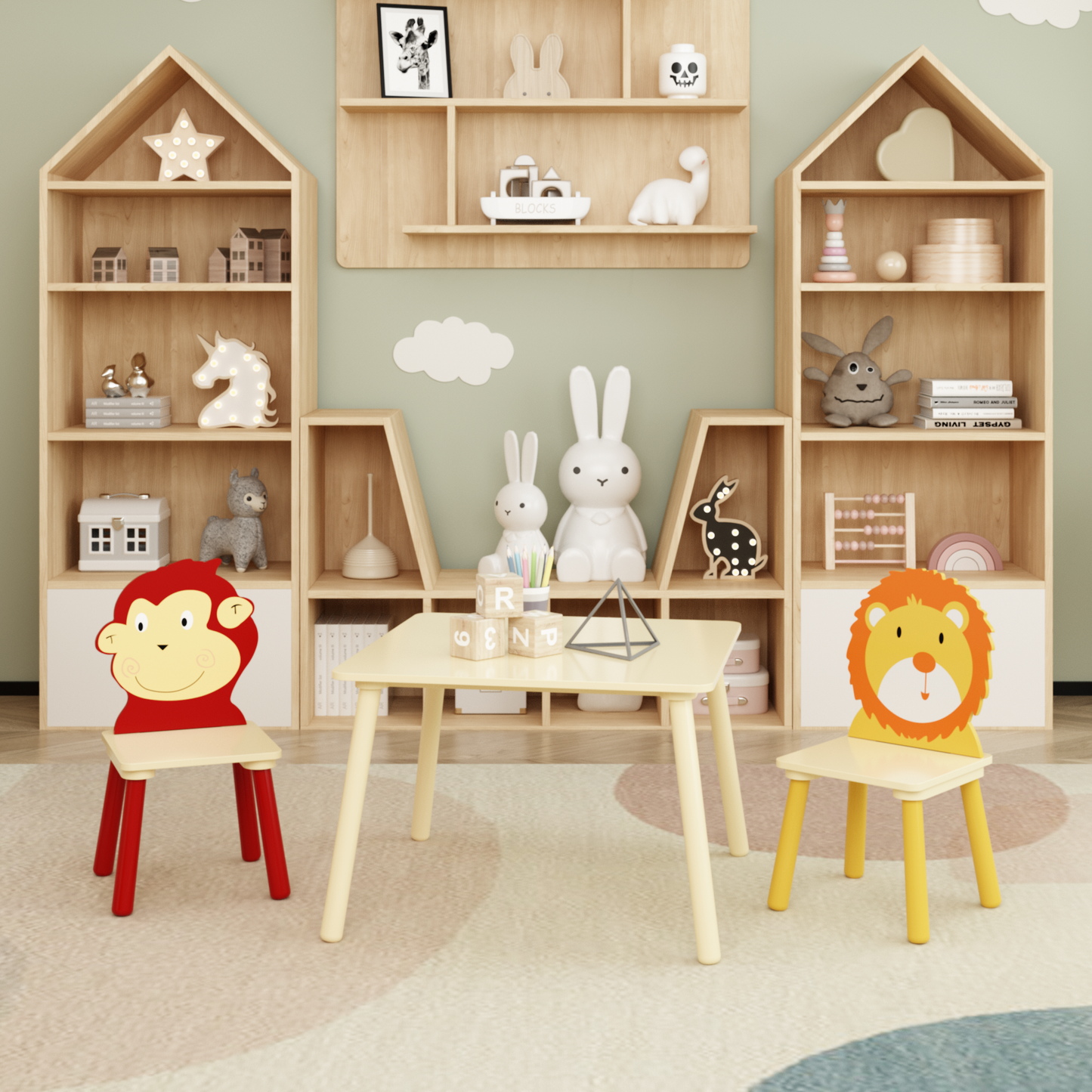 Napa Craftsman Toddler Activity Table Set