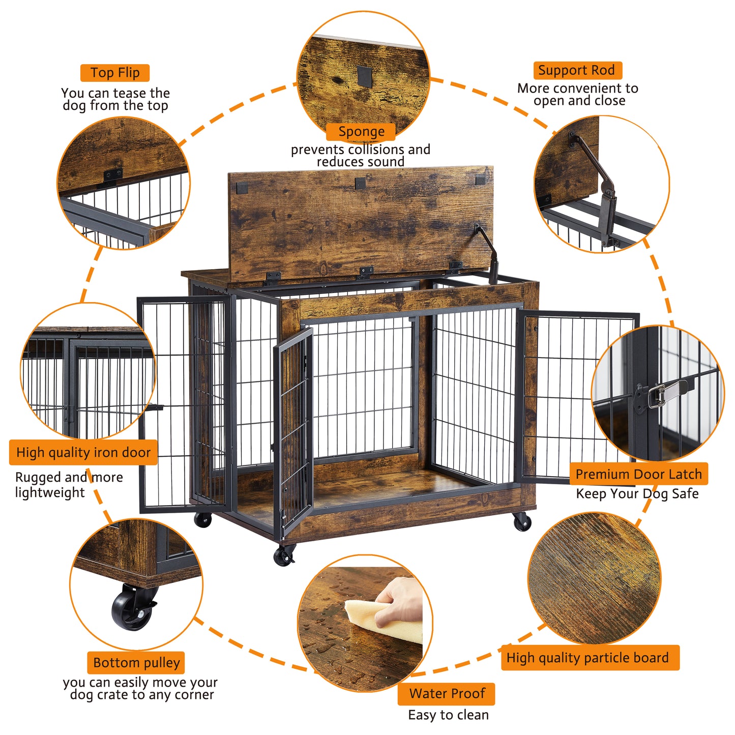 Calista Craftsman Crate Furniture Table