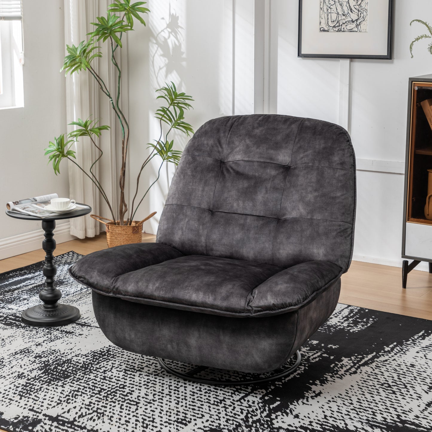 Irvington Modern Velvet Recliner Chair