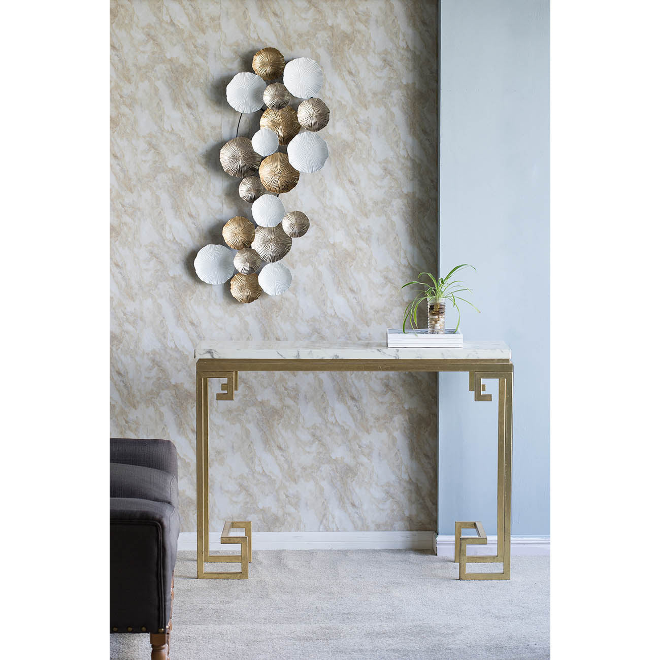 Marites Contemporary Metal Wall Decor