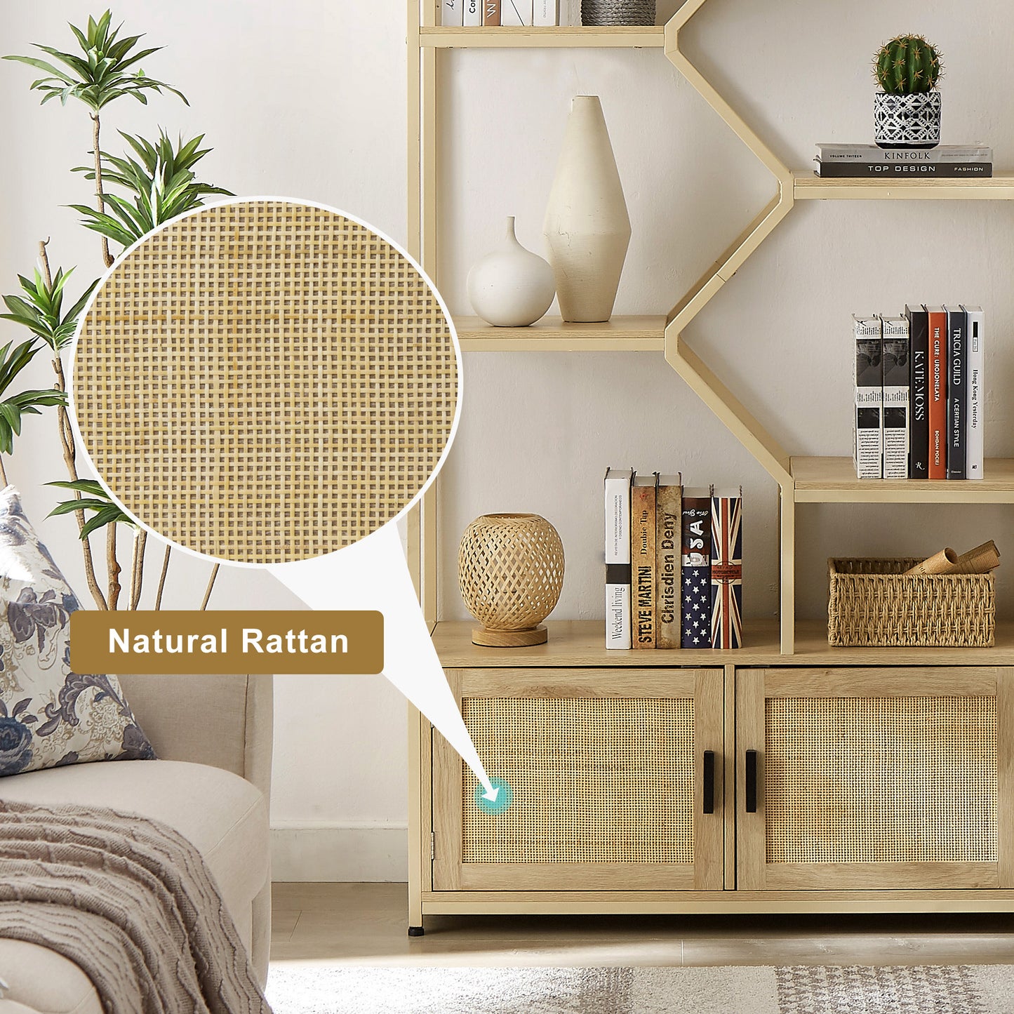 Bartholomew Modern Elegant Storage Shelve