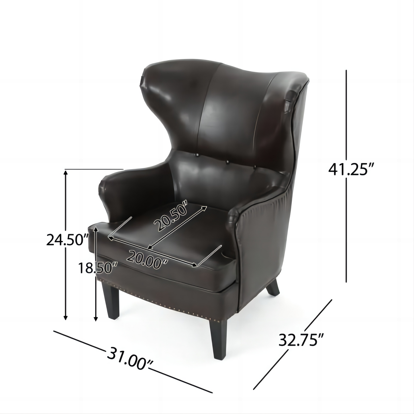 Bartholomew Traditional Elegant High Back Chair