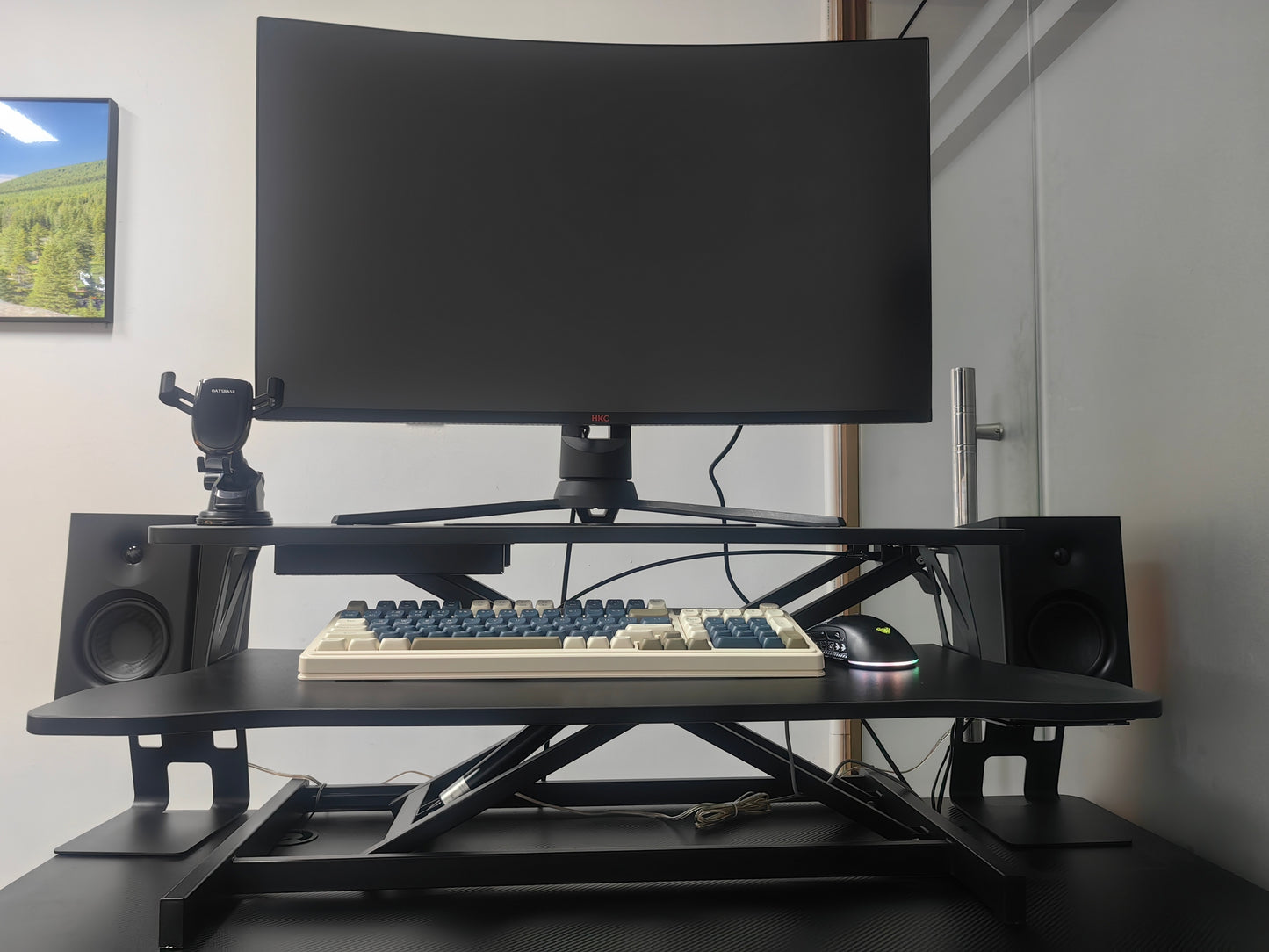 Mission Modern Adjustable Desk Converter