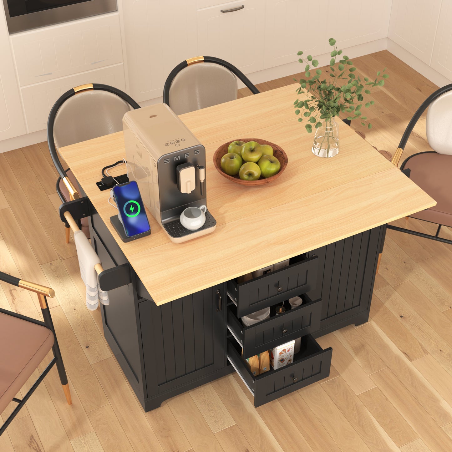 Lula Modern Simple Kitchen Island