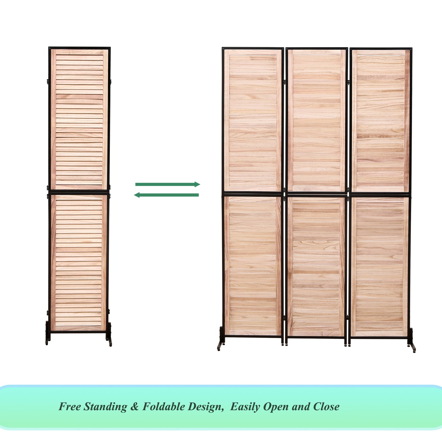 Irvington Traditional Folding Privacy Screen