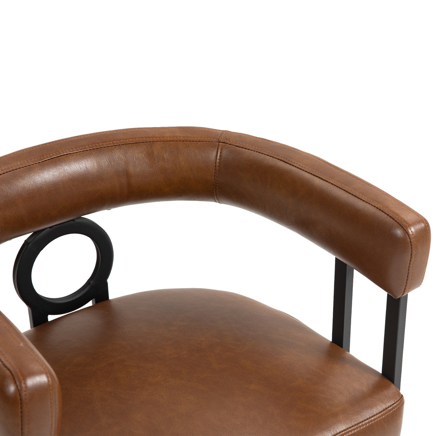Napa Contemporary Fabric Upholstered Barrel Chairs