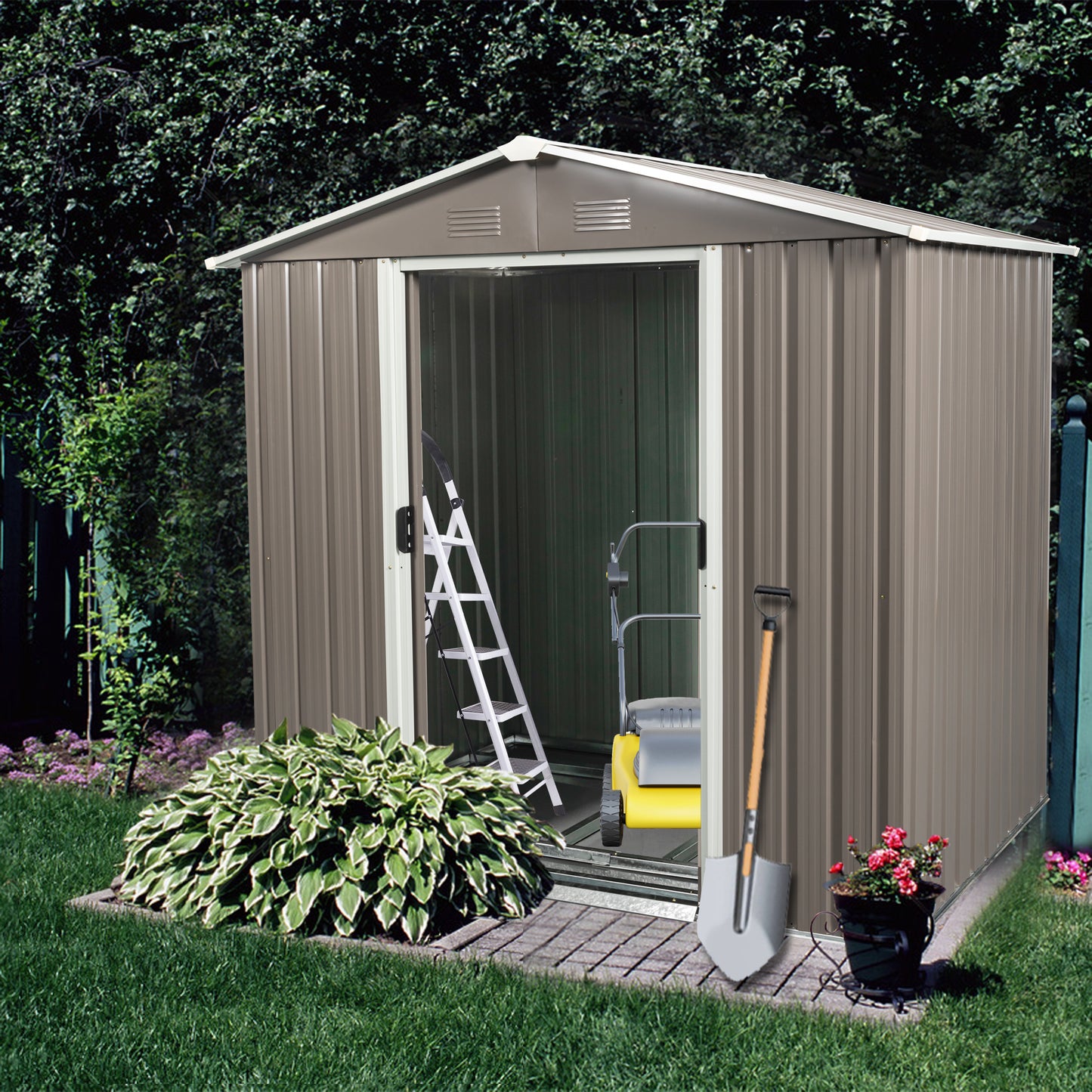 Justo Industrial Outdoor Storage Shed