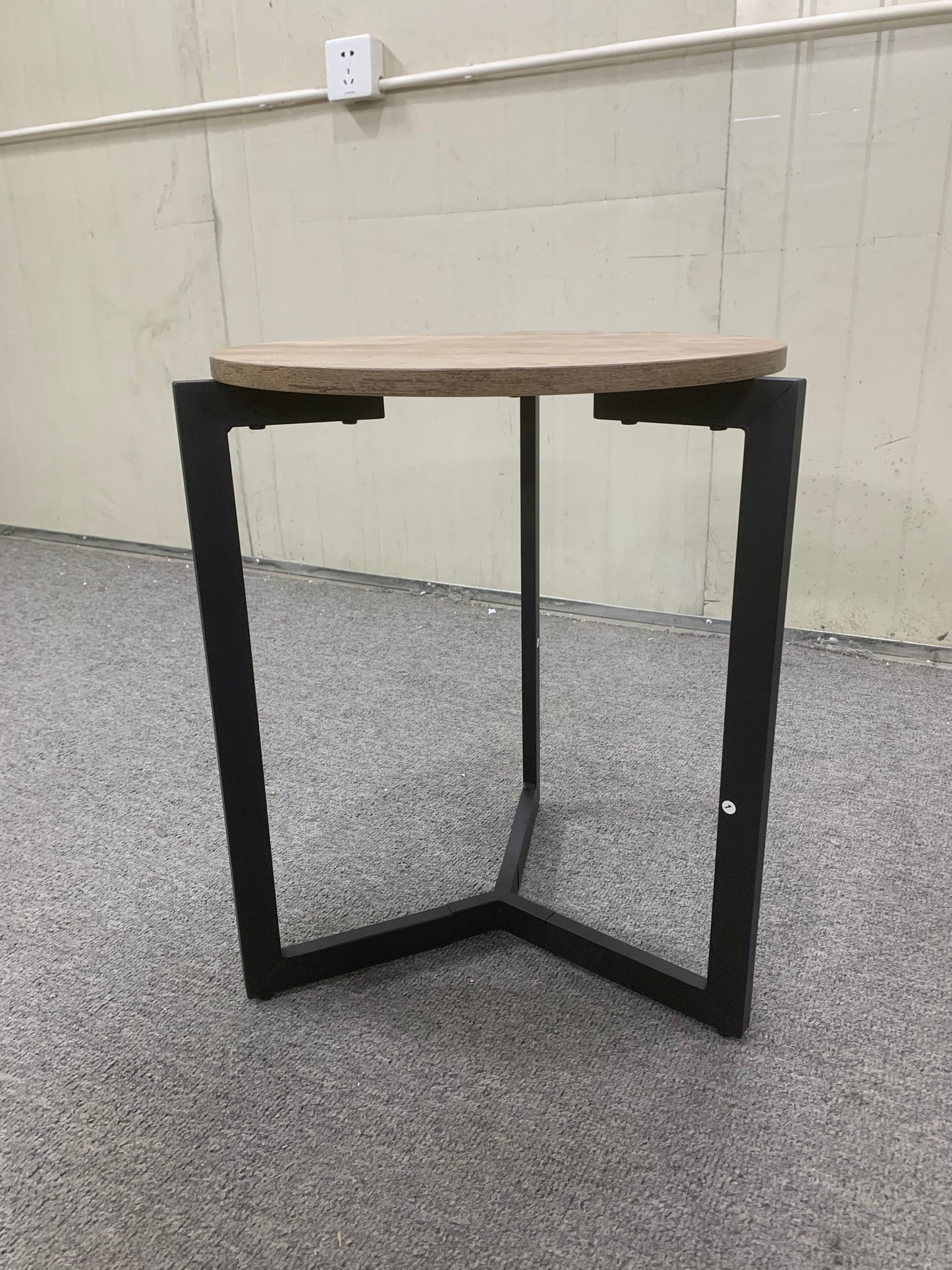 Bartholomew Modern Round Metal Accent Table