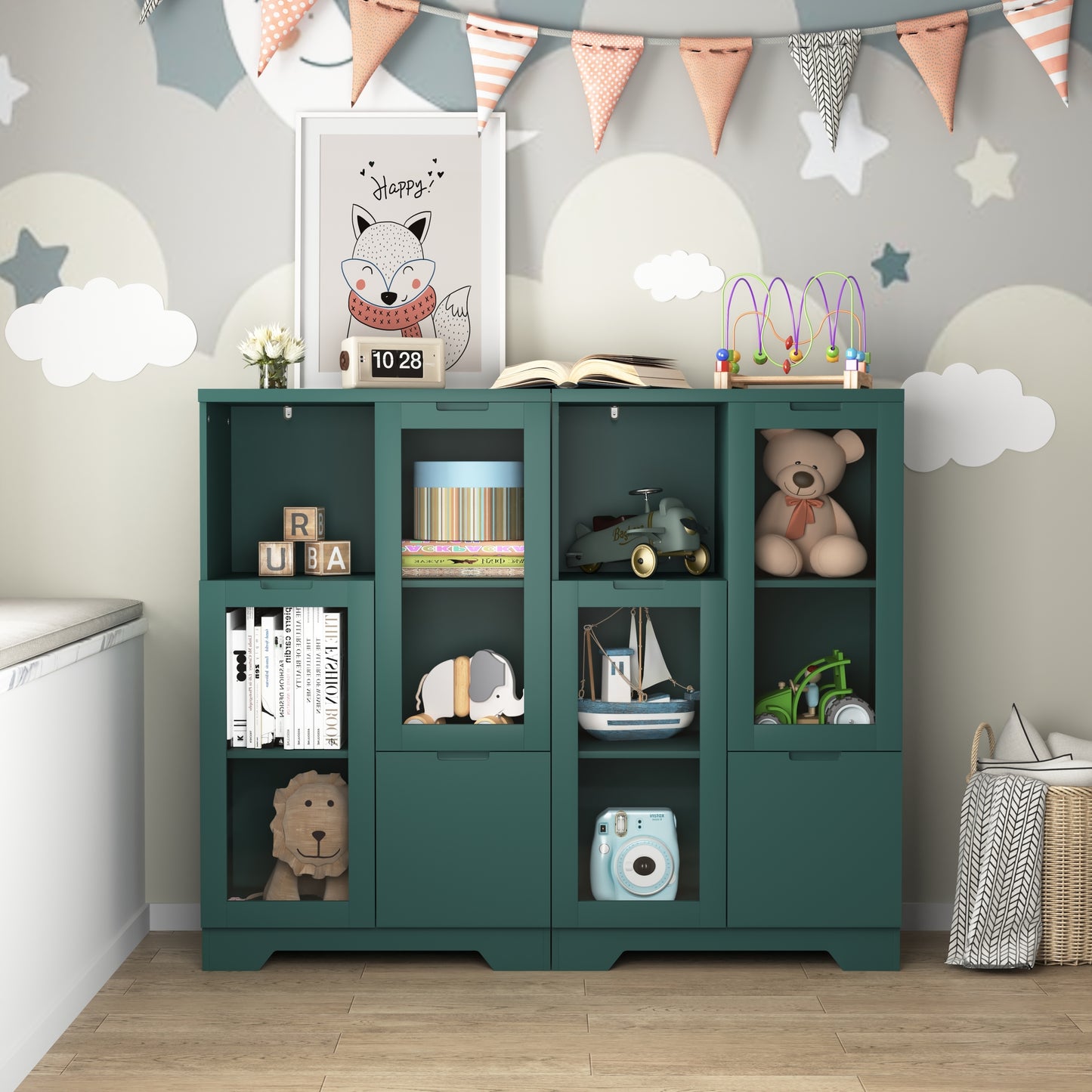 Napa Modern Bedroom Painted Storage Cabinet