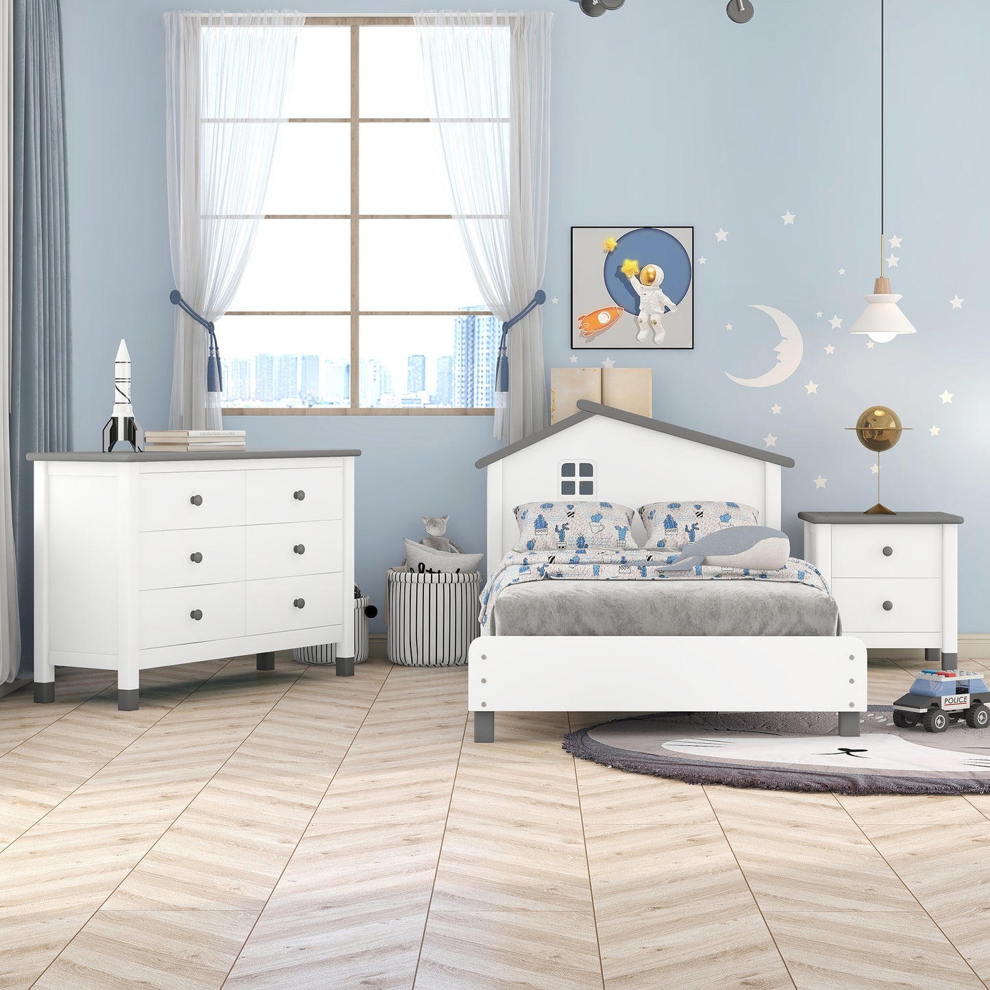 Centerville Modern Twin Platform Bedroom Set