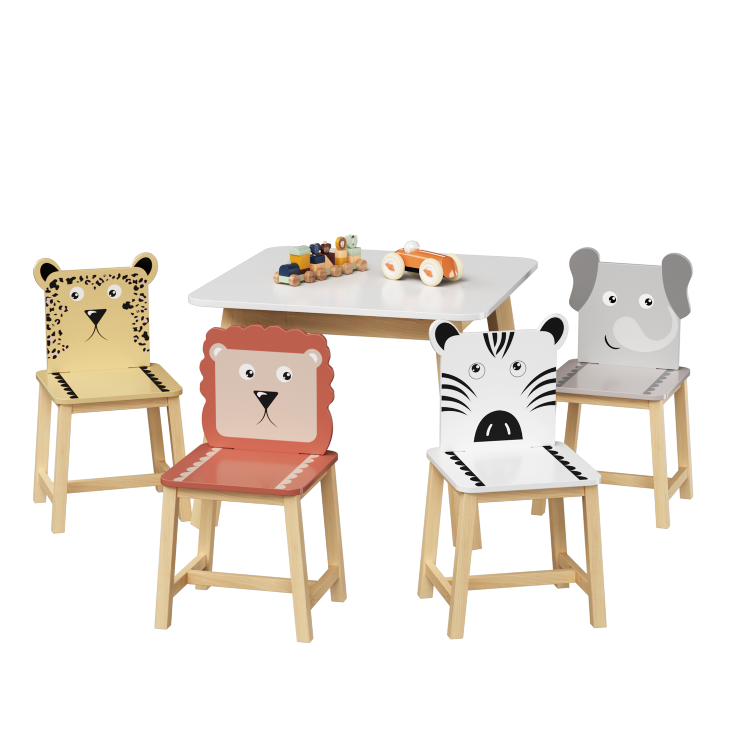 Lula Craftsman Kids Animal Table Set