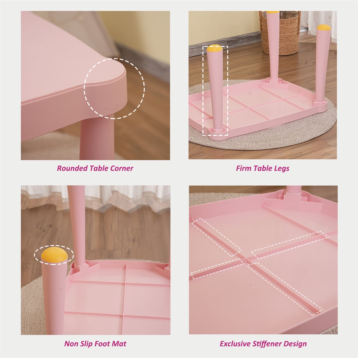 Lazzareschi Modern Kids Activity Table Set