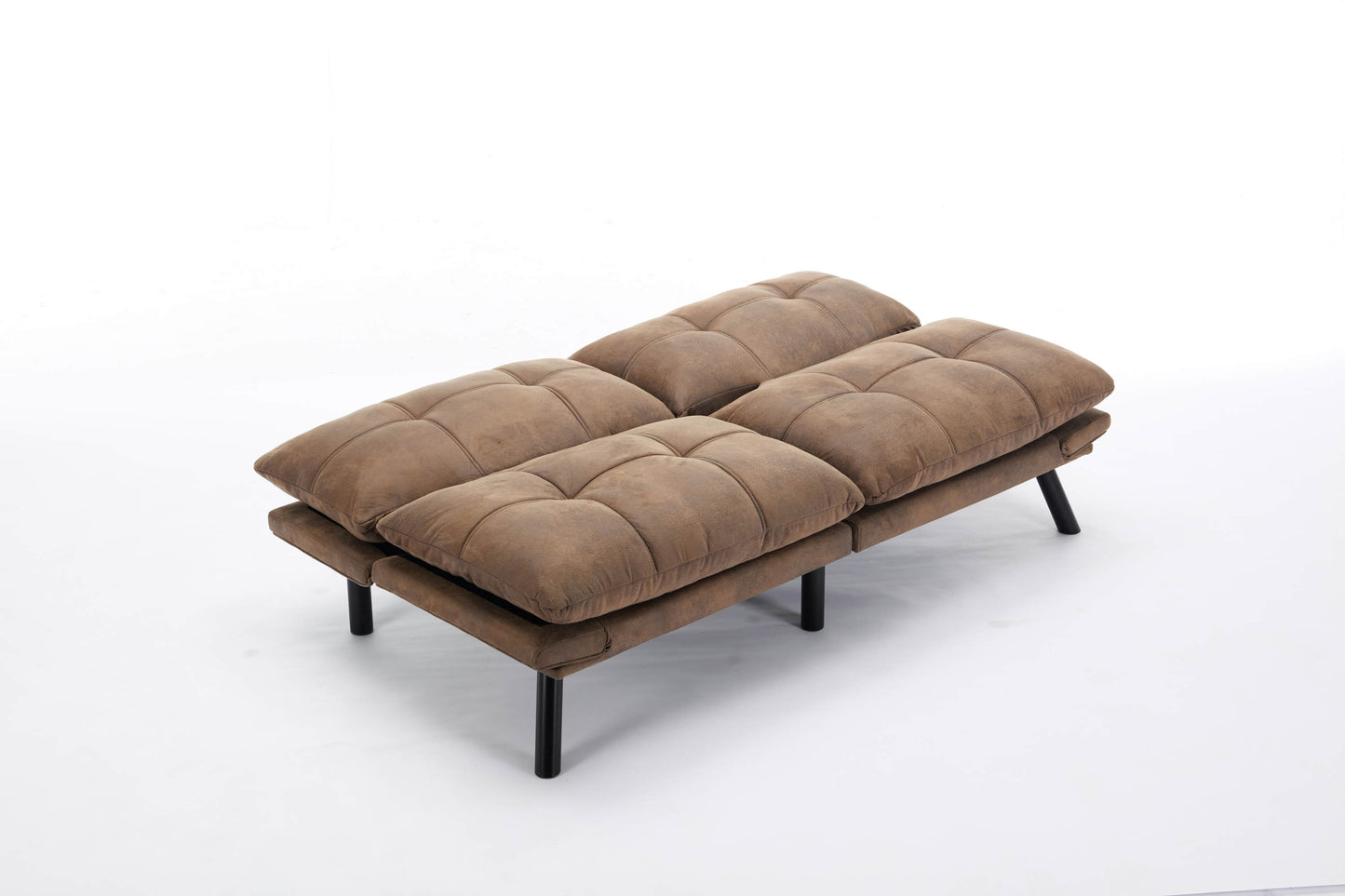 Kingsly Modern Leather Convertible Sofa Bed